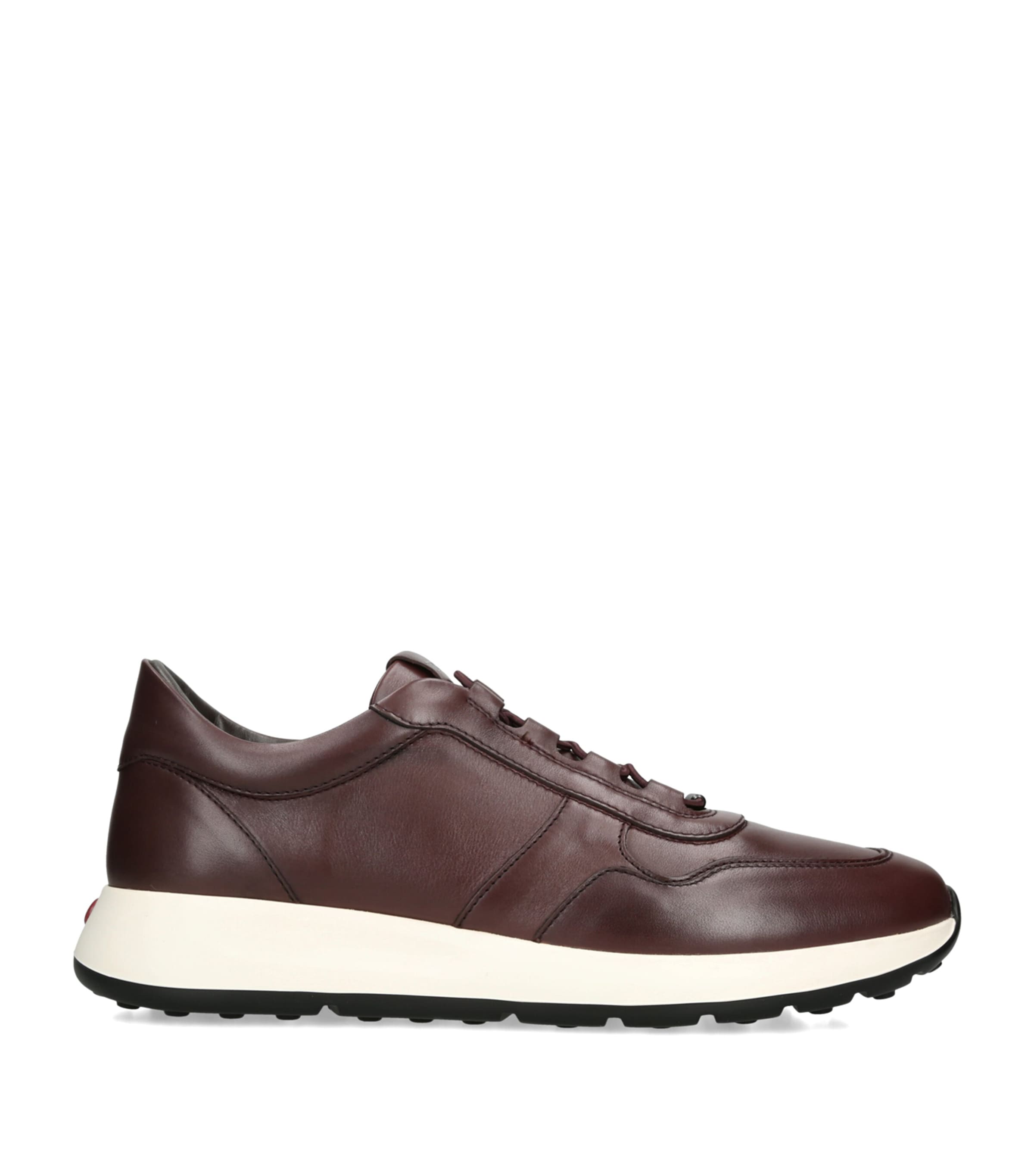 Tod's Leather Allacciato Sneakers Brown