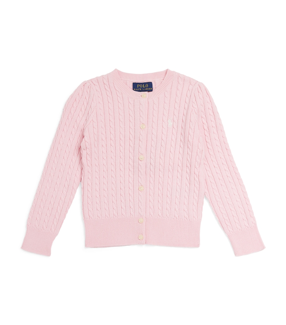 Ralph Lauren Kids Cable-Knit Cardigan (2-4 Years) Hint Of Pink