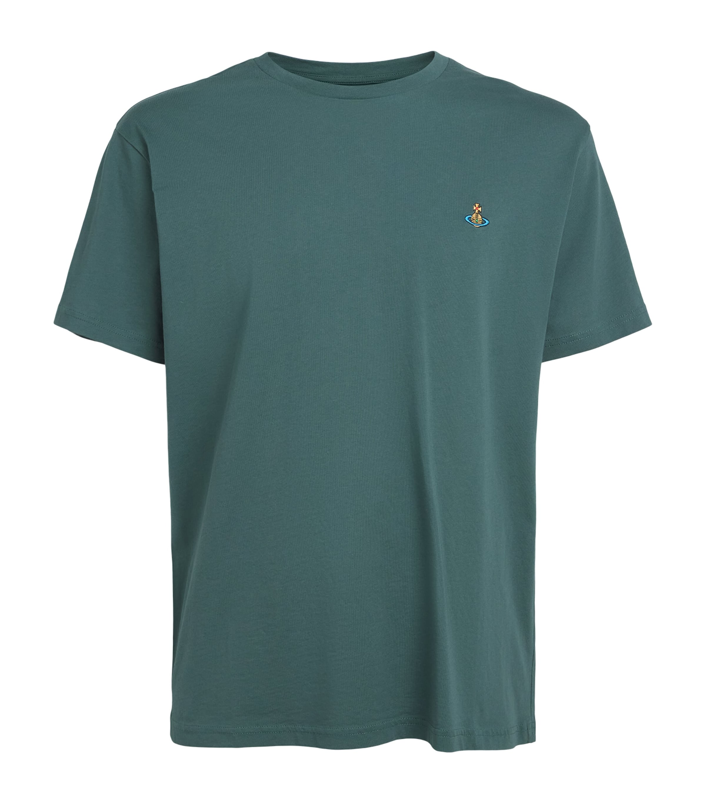 Vivienne Westwood Mens Cotton Orb T-Shirt Woodland