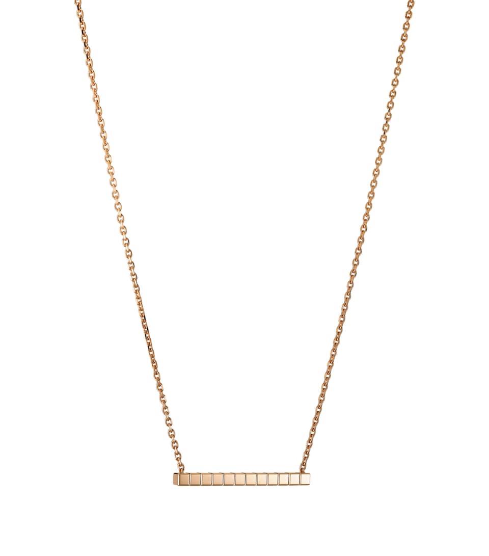 Rose Gold Ice Cube Necklace