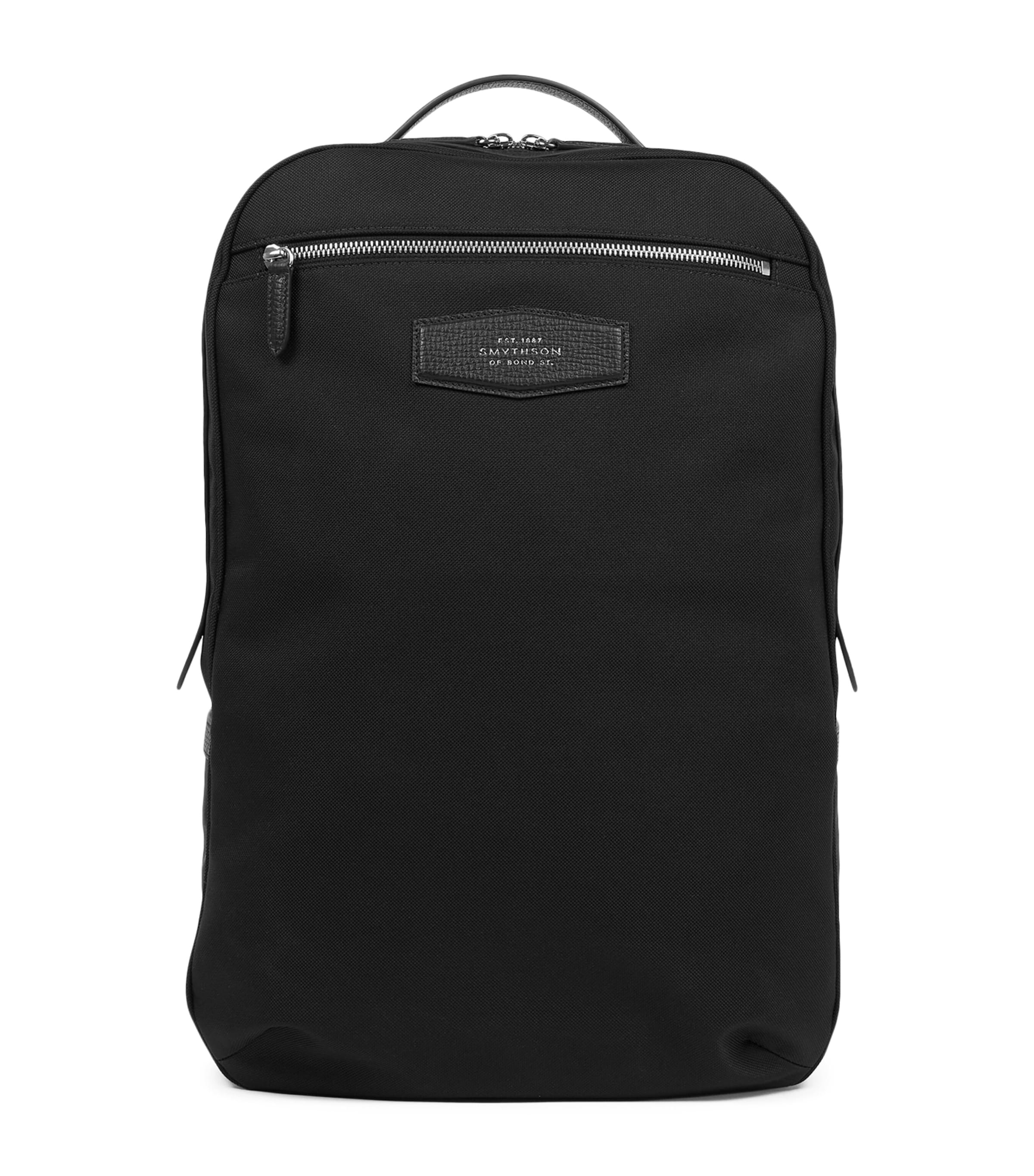 Smythson Canvas Norton Backpack Black