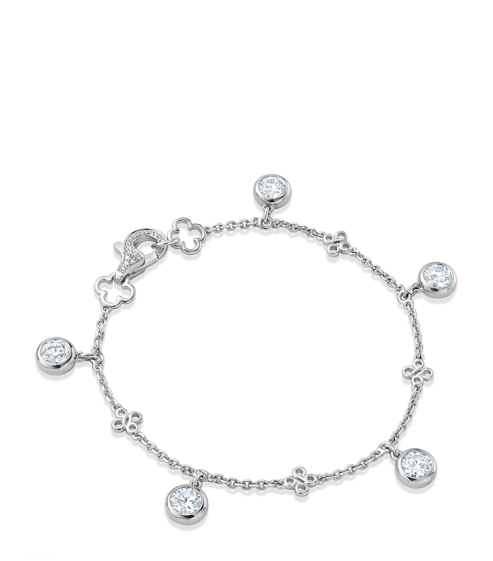 Platinum and Diamond Beach Bracelet