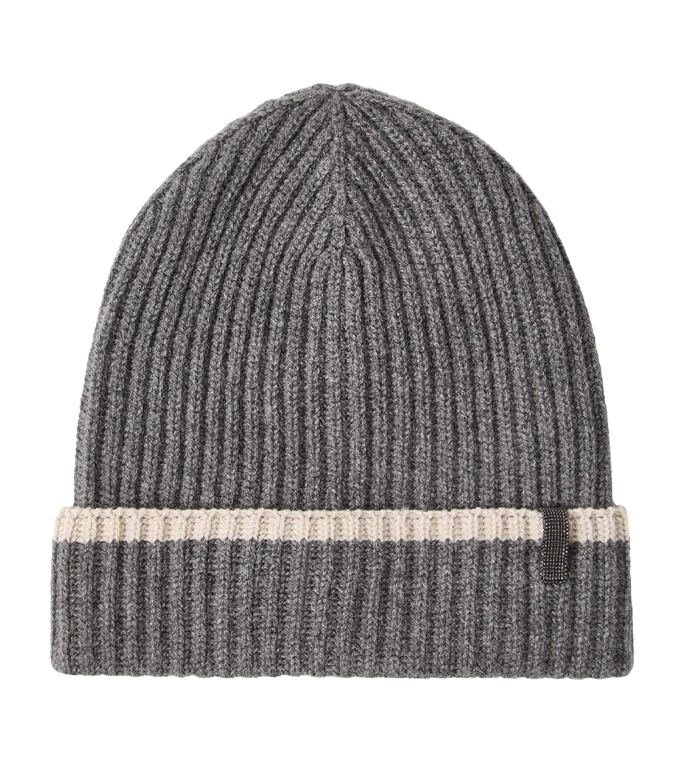 Brunello Cucinelli Cashmere Monili-Detail Beanie