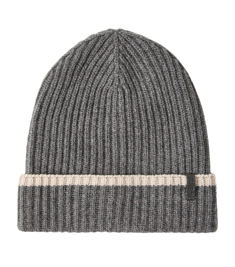 Brunello Cucinelli Cashmere Monili-Detail Beanie