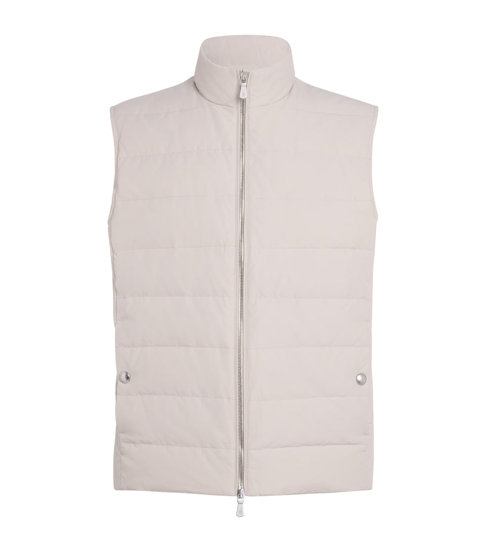 Down Cotton-Nylon Gilet