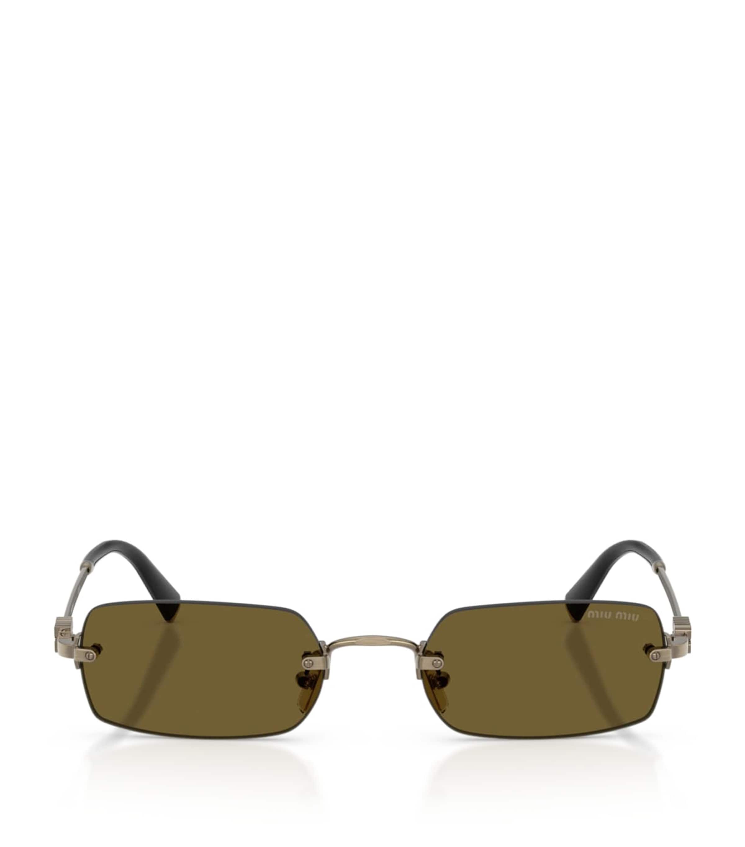 Metal Rectangular Sunglasses