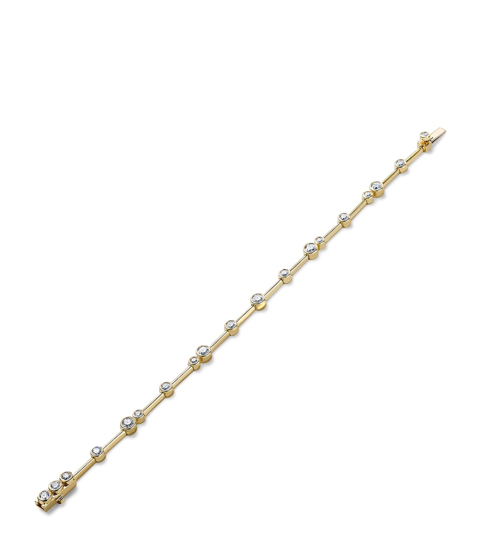 Boodles Yellow Gold and Diamond Raindance Bracelet Carat Yellow Gold