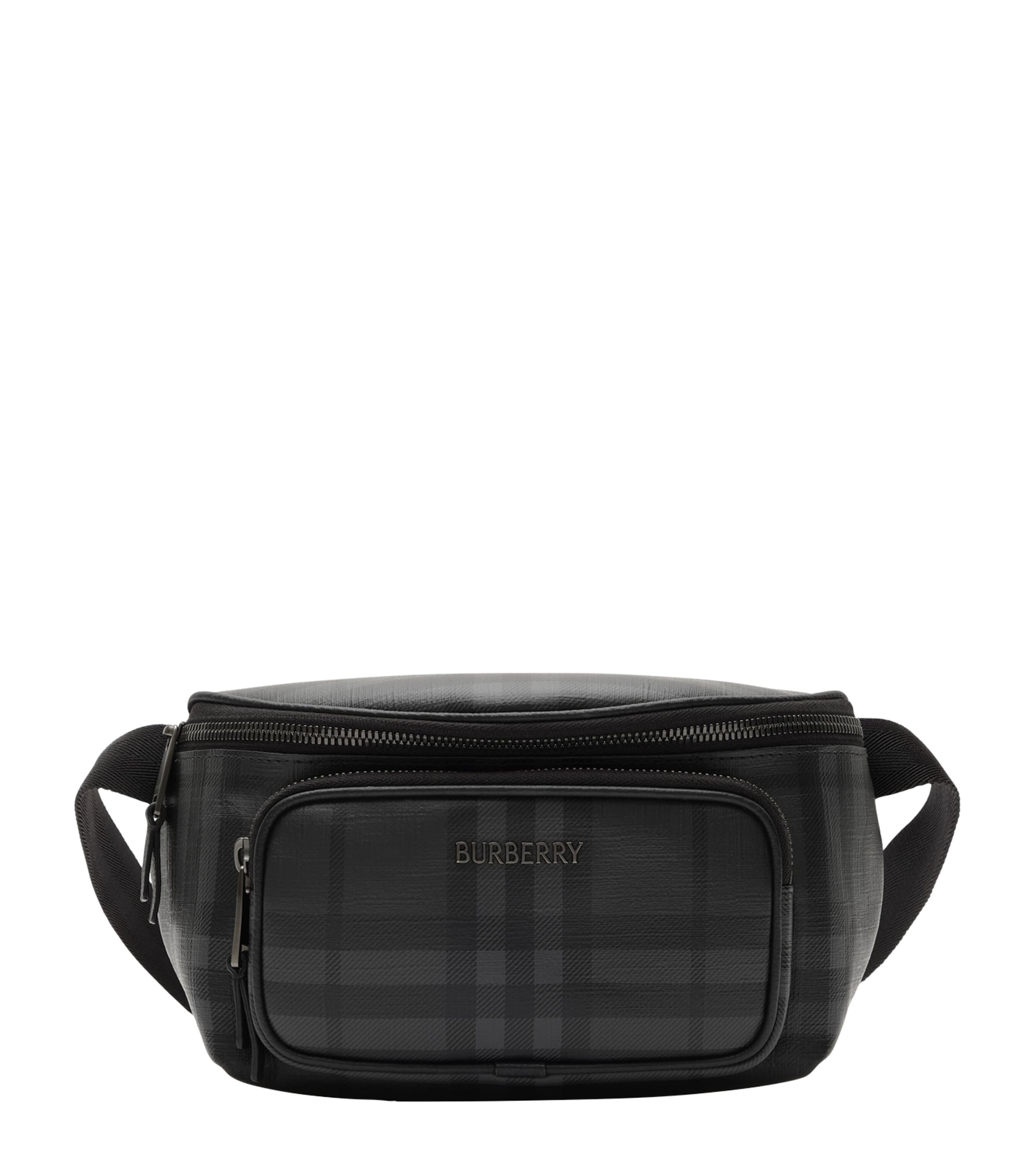 Burberry City Check Belt Bag Iron
