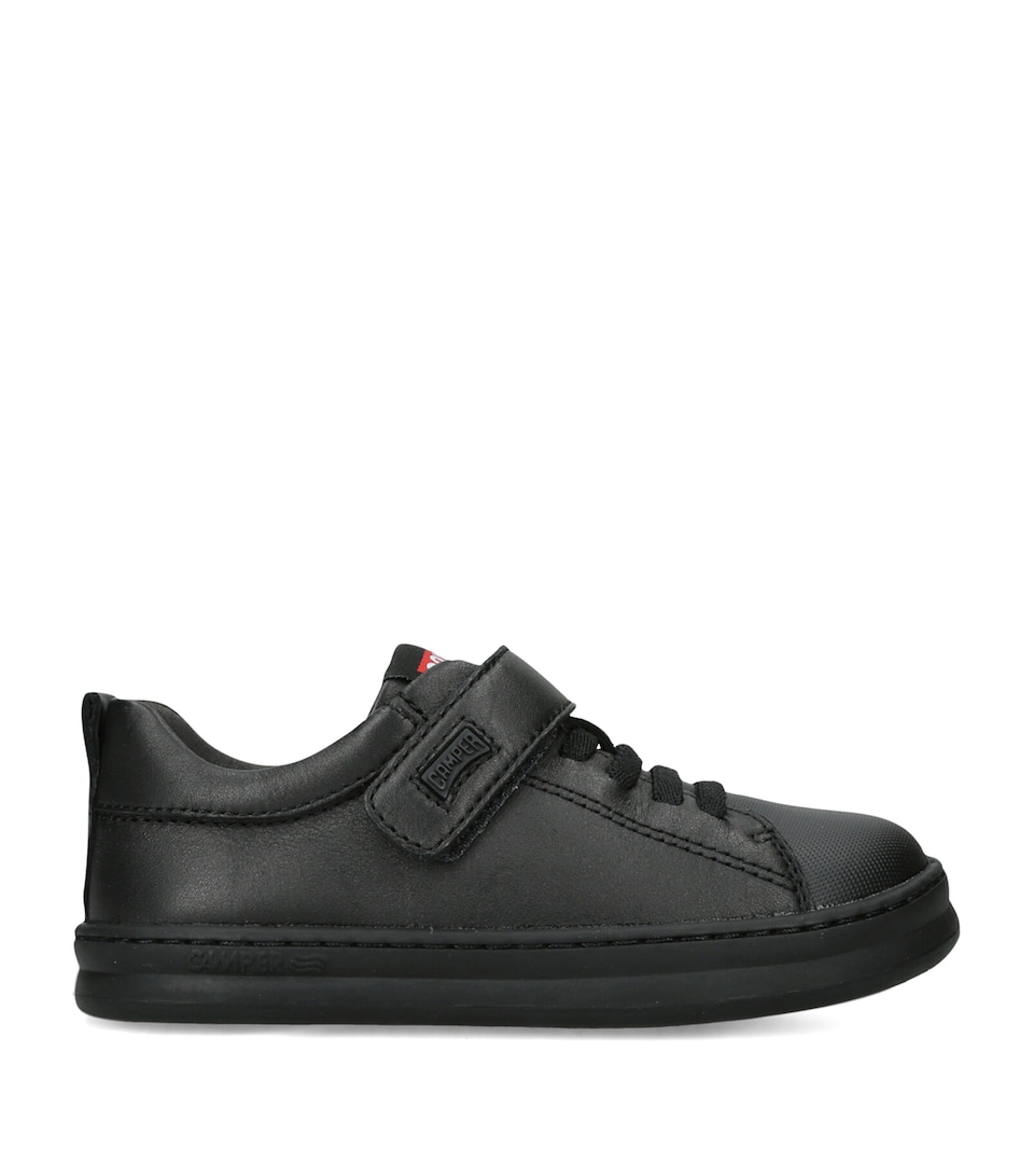 Camper Leather Runner School Shoes Black