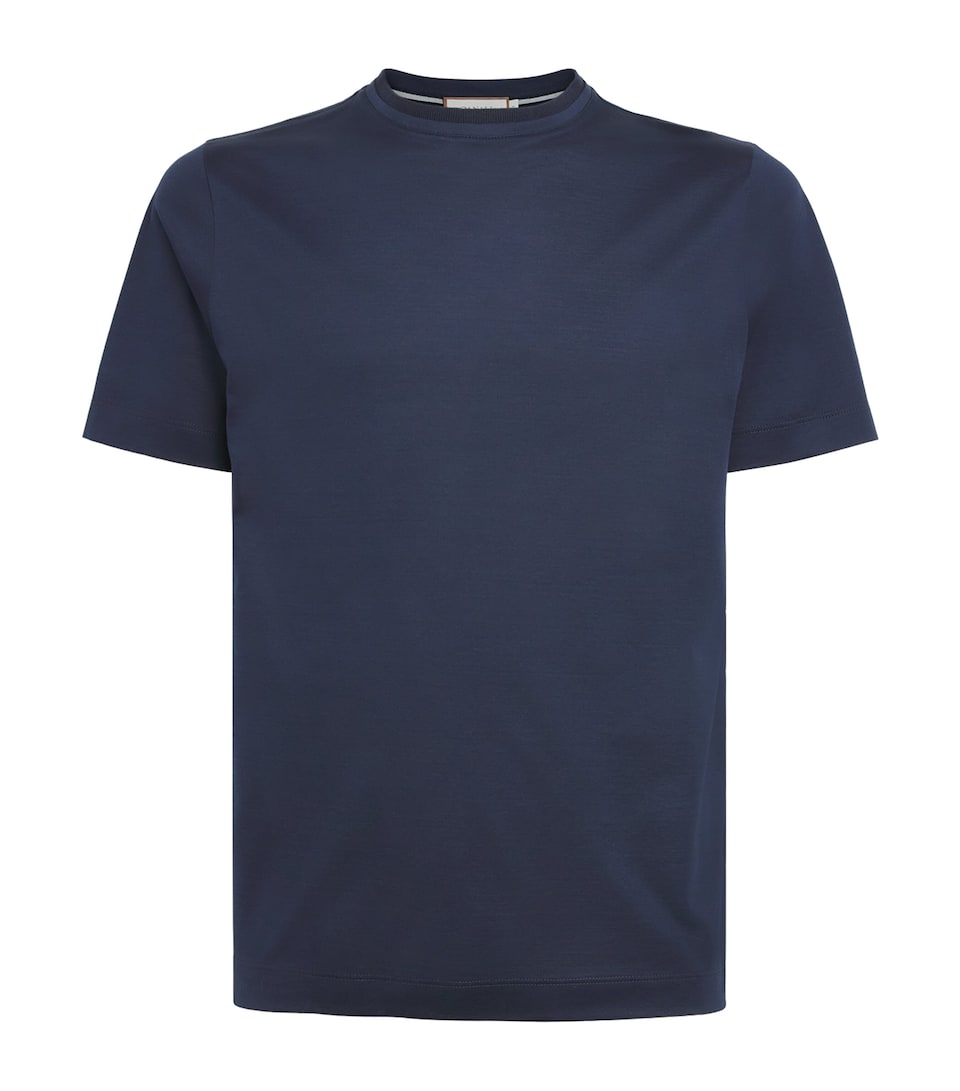 Cotton Double-Neck T-Shirt