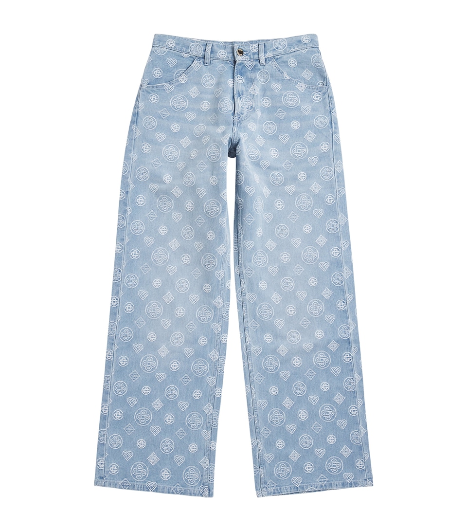Monogram Relaxed Jeans