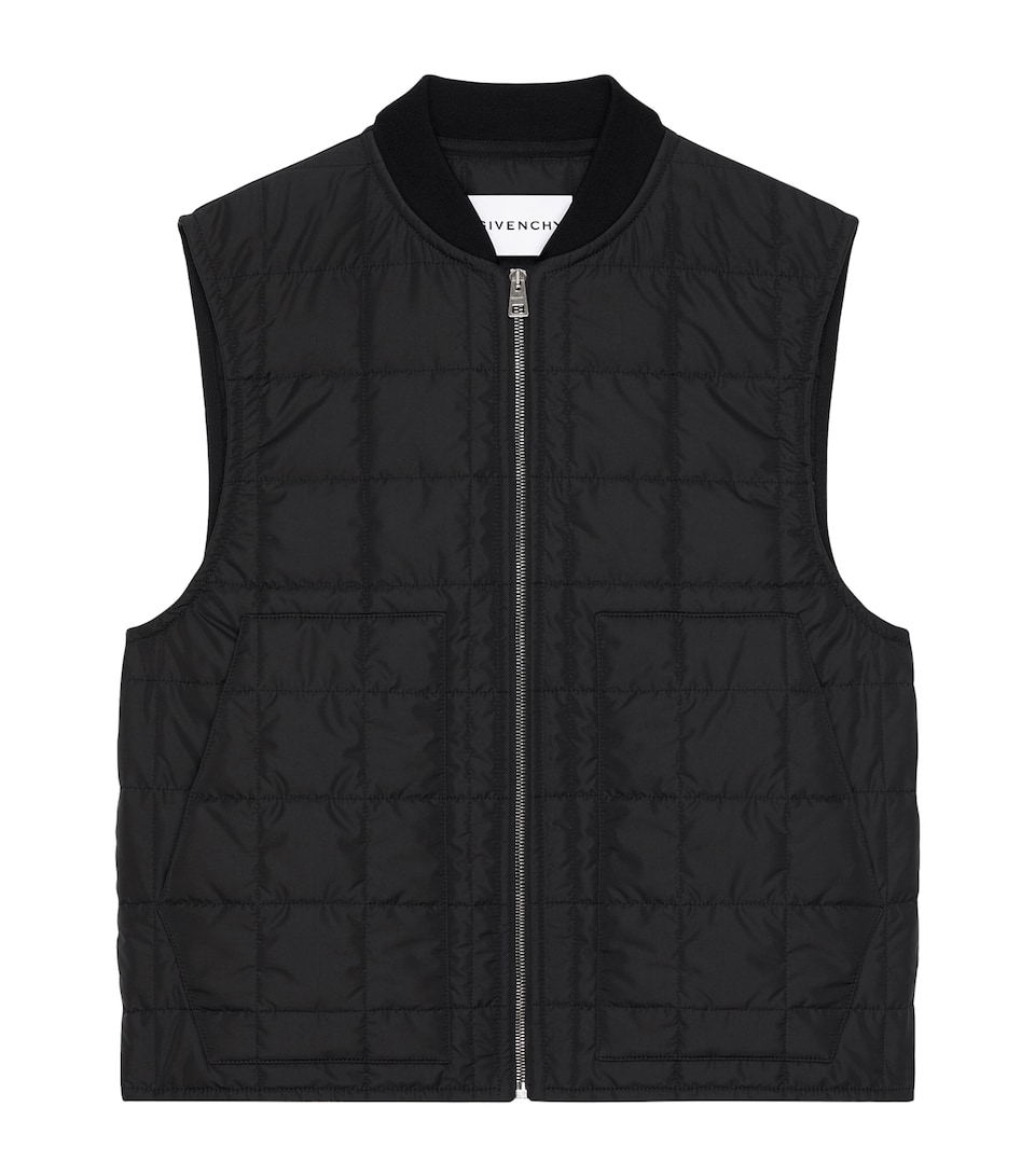 Givenchy Mens Square Quilted Gilet