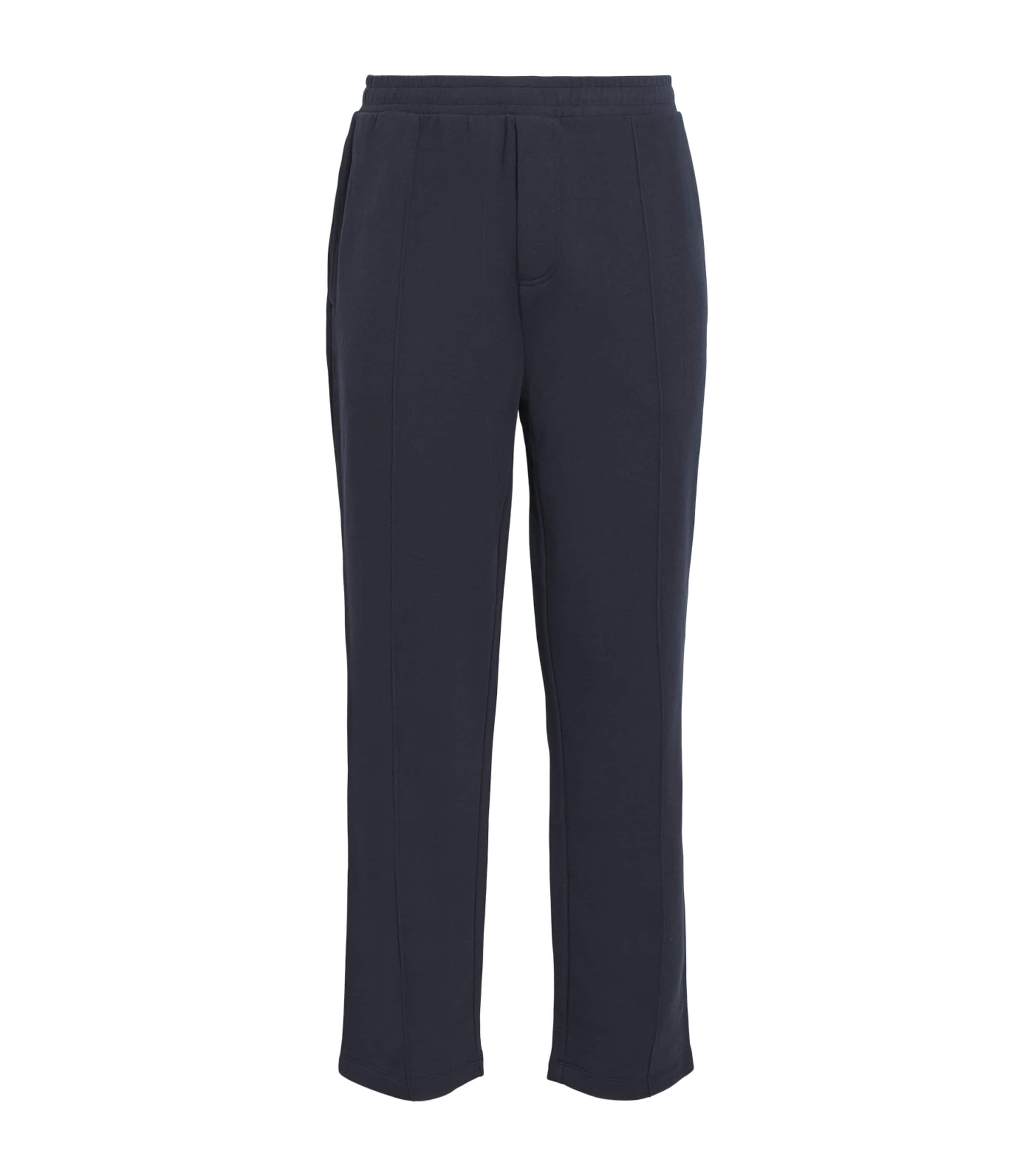 Harrods Mens Cotton Jersey Sweatpants Navy