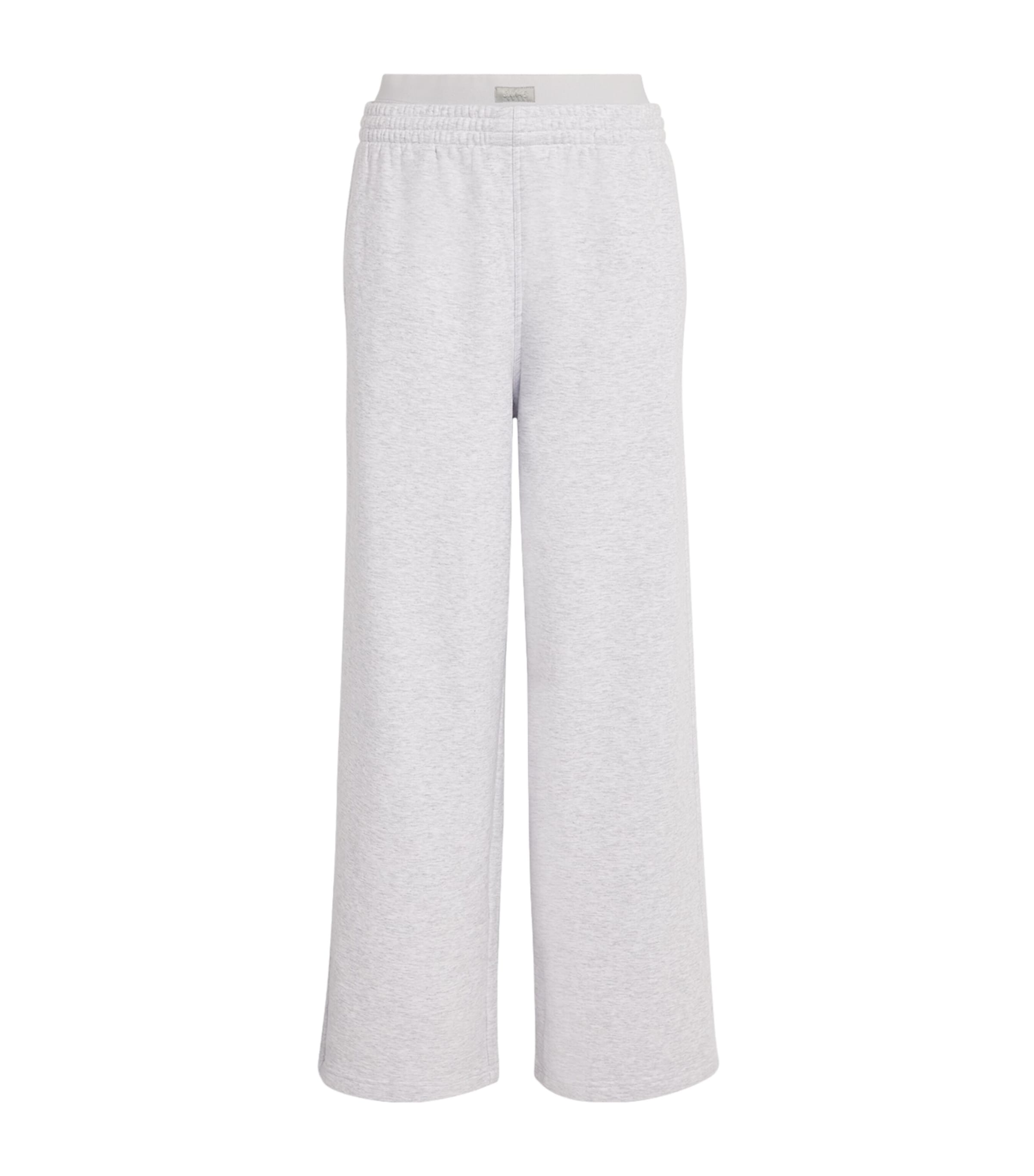 Cotton-Blend Double-Waistband Sweatpants