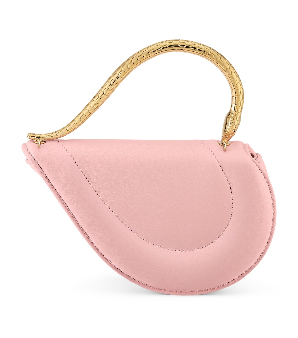 Leather Serpenti Cuore 1968 Top-Handle Bag