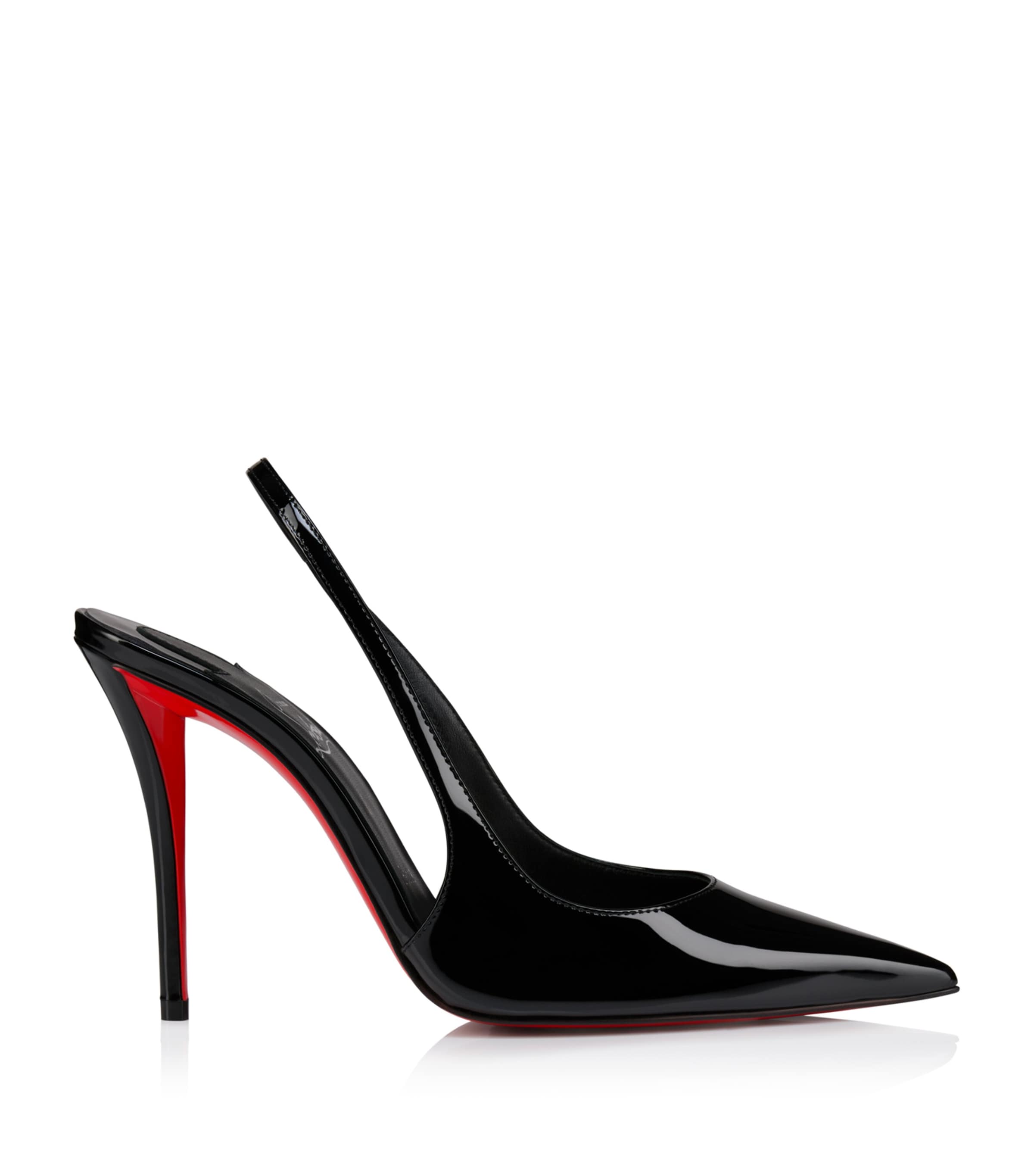 Miss Z Sling Patent Leather Slingback Pumps 100