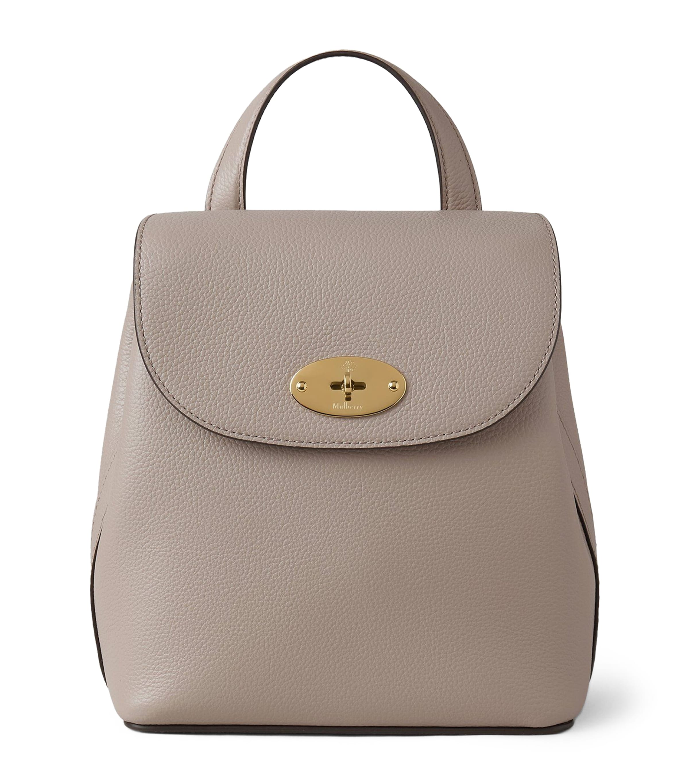 Mulberry Mini Leather Bayswater Backpack Cashmere Taupe