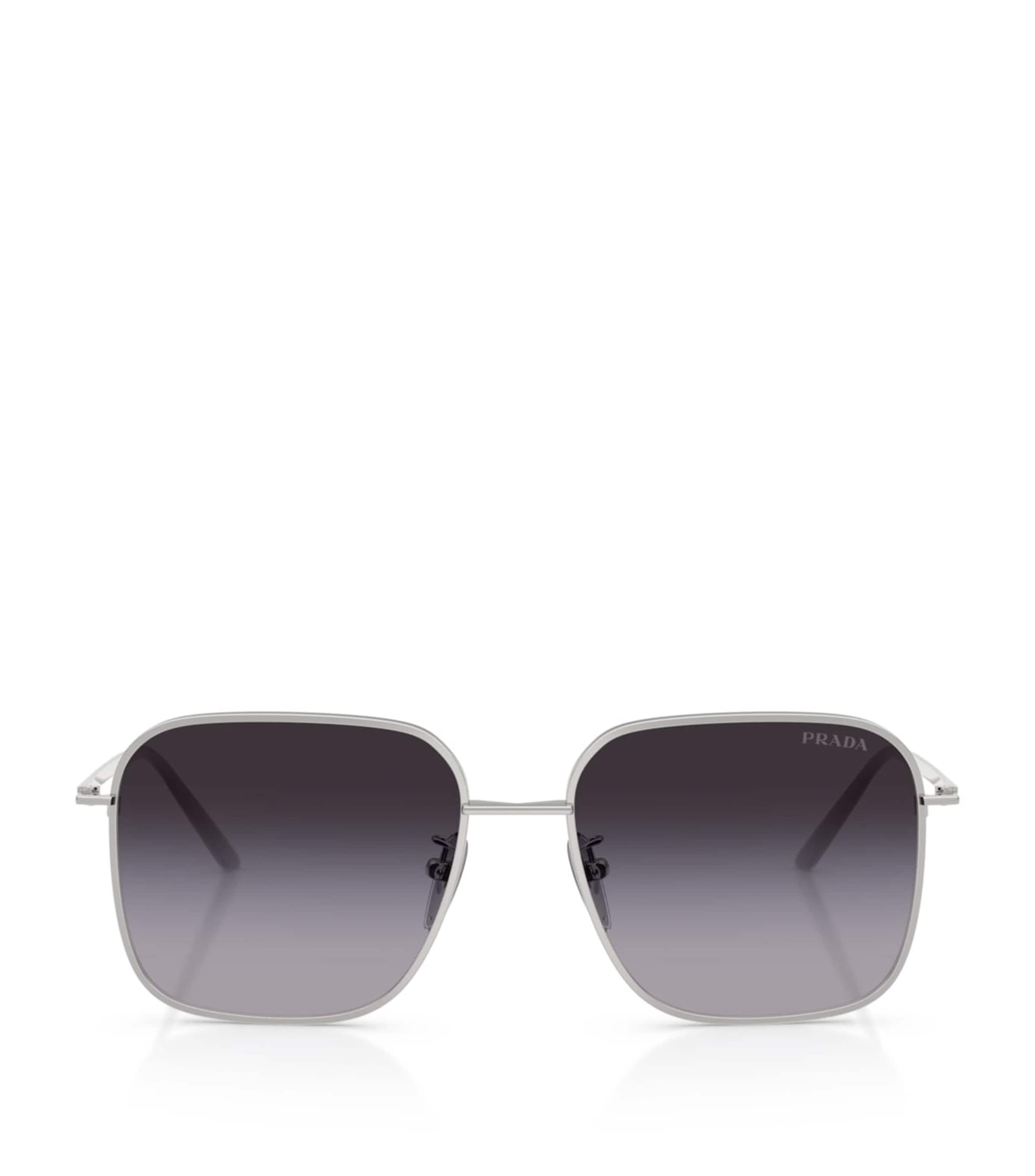 Prada Metal Square Sunglasses