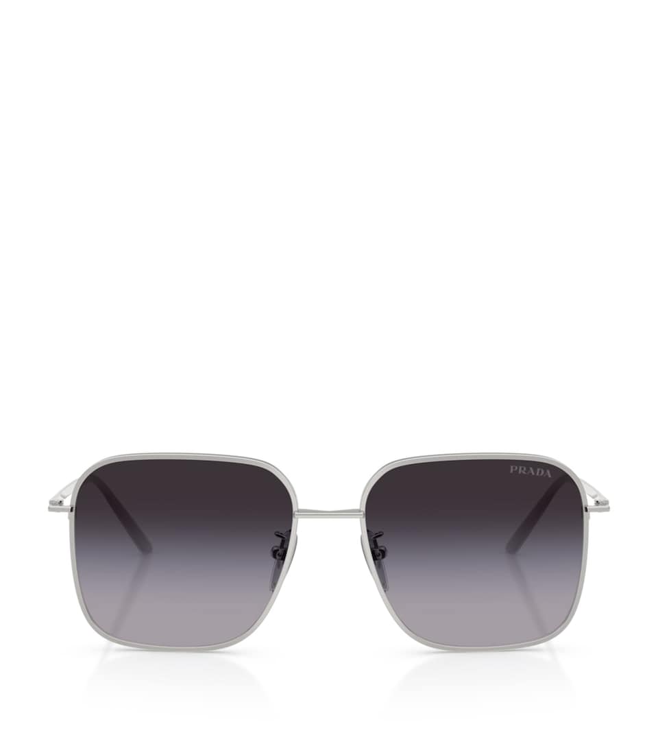 Prada Metal Square Sunglasses