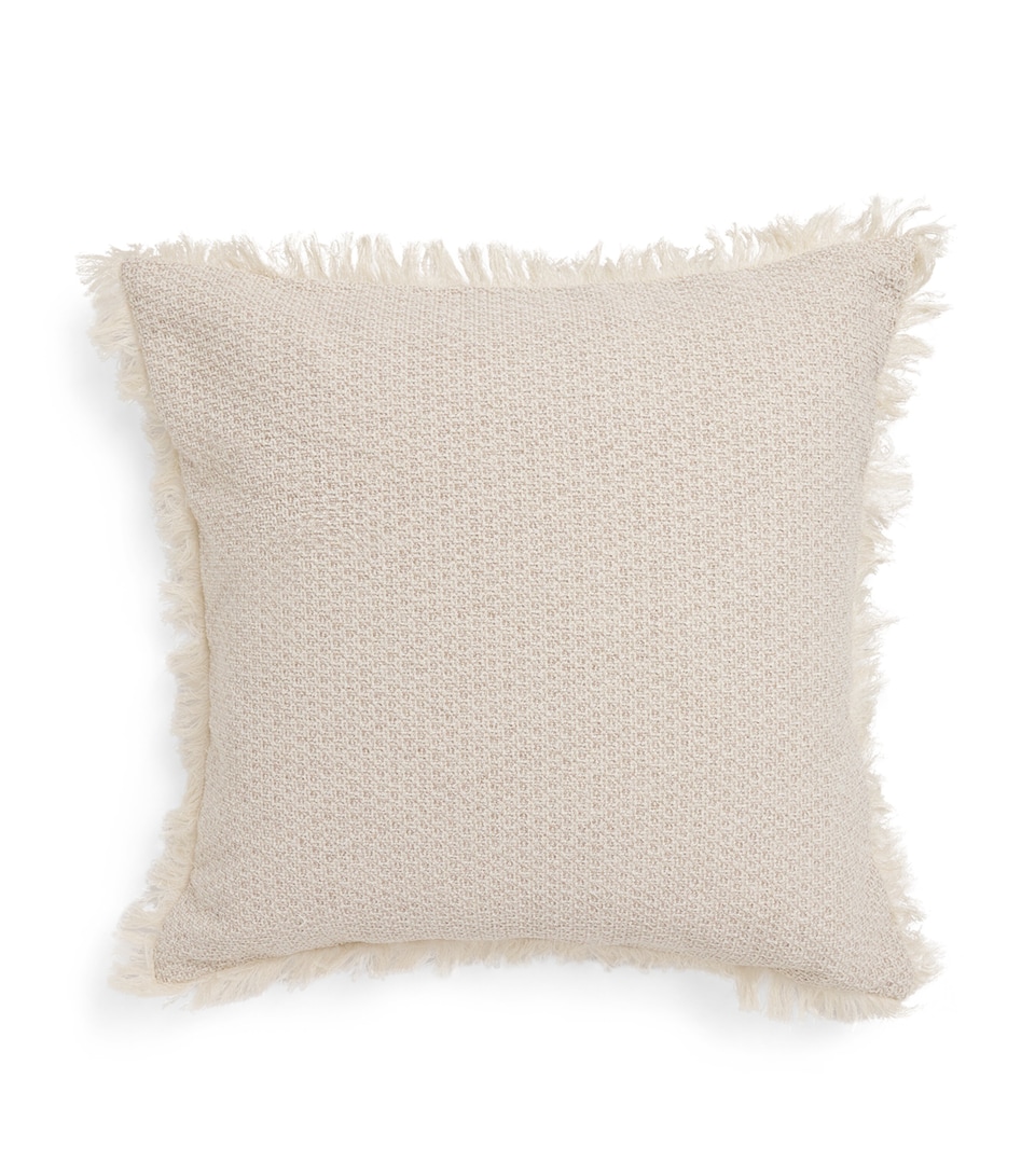 Peter Reed Textured Fringe Torcello Cushion (50cm x 50cm) Neutral