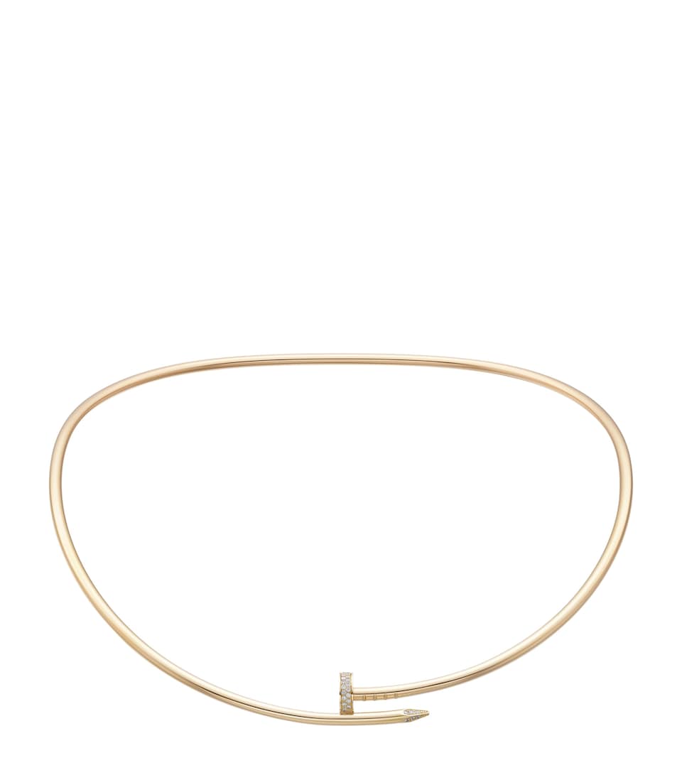 Cartier Yellow Gold and Diamond Juste un Clou Necklace Yellow Gold