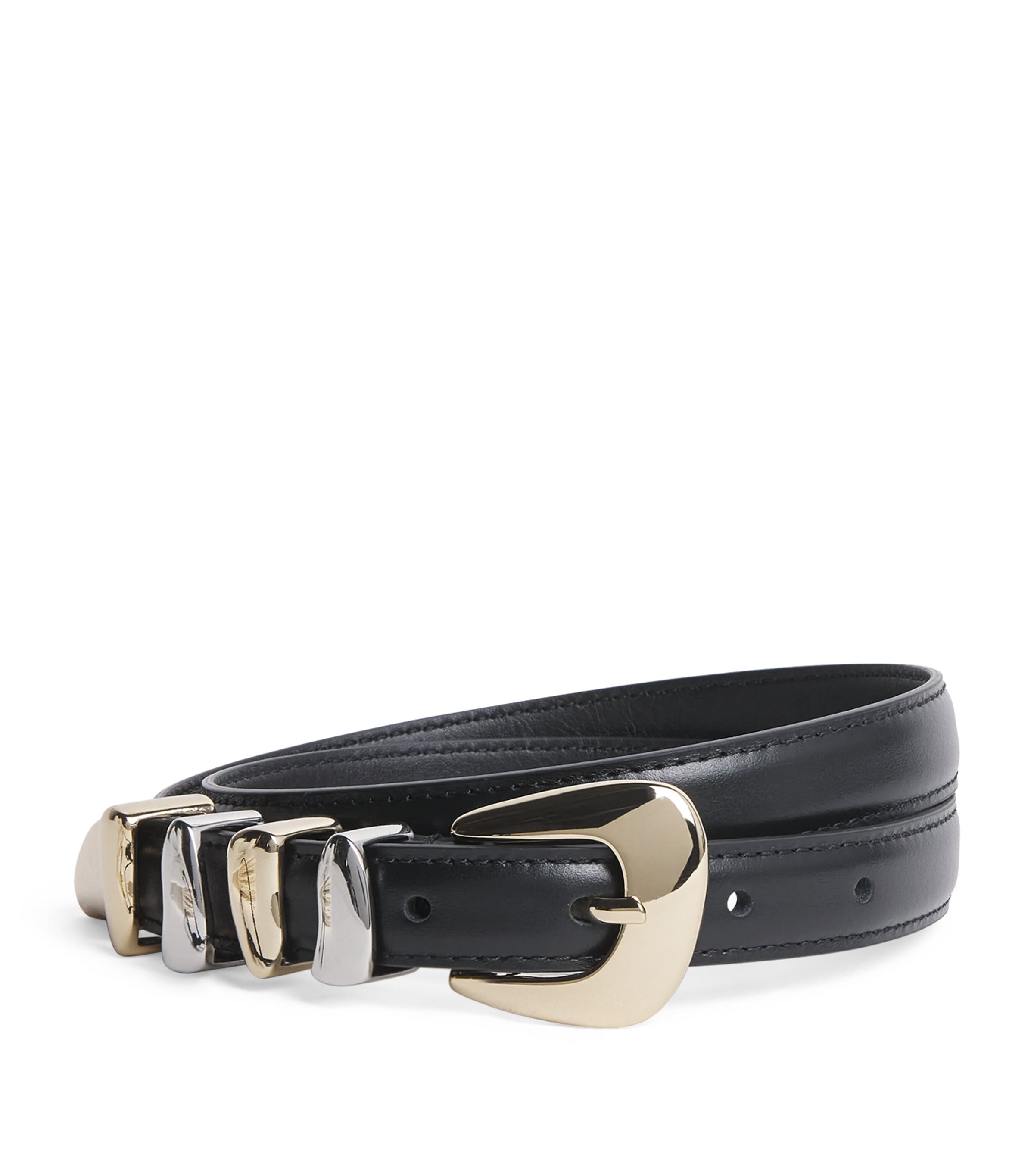 Claudie Pierlot Leather Belt Black
