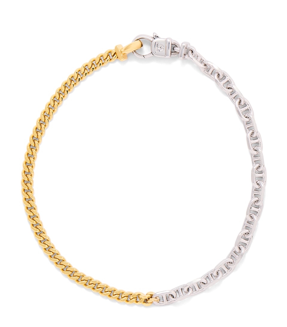 Tom Wood Sterling Silver and Gold-Plated Rue Chain Bracelet Na