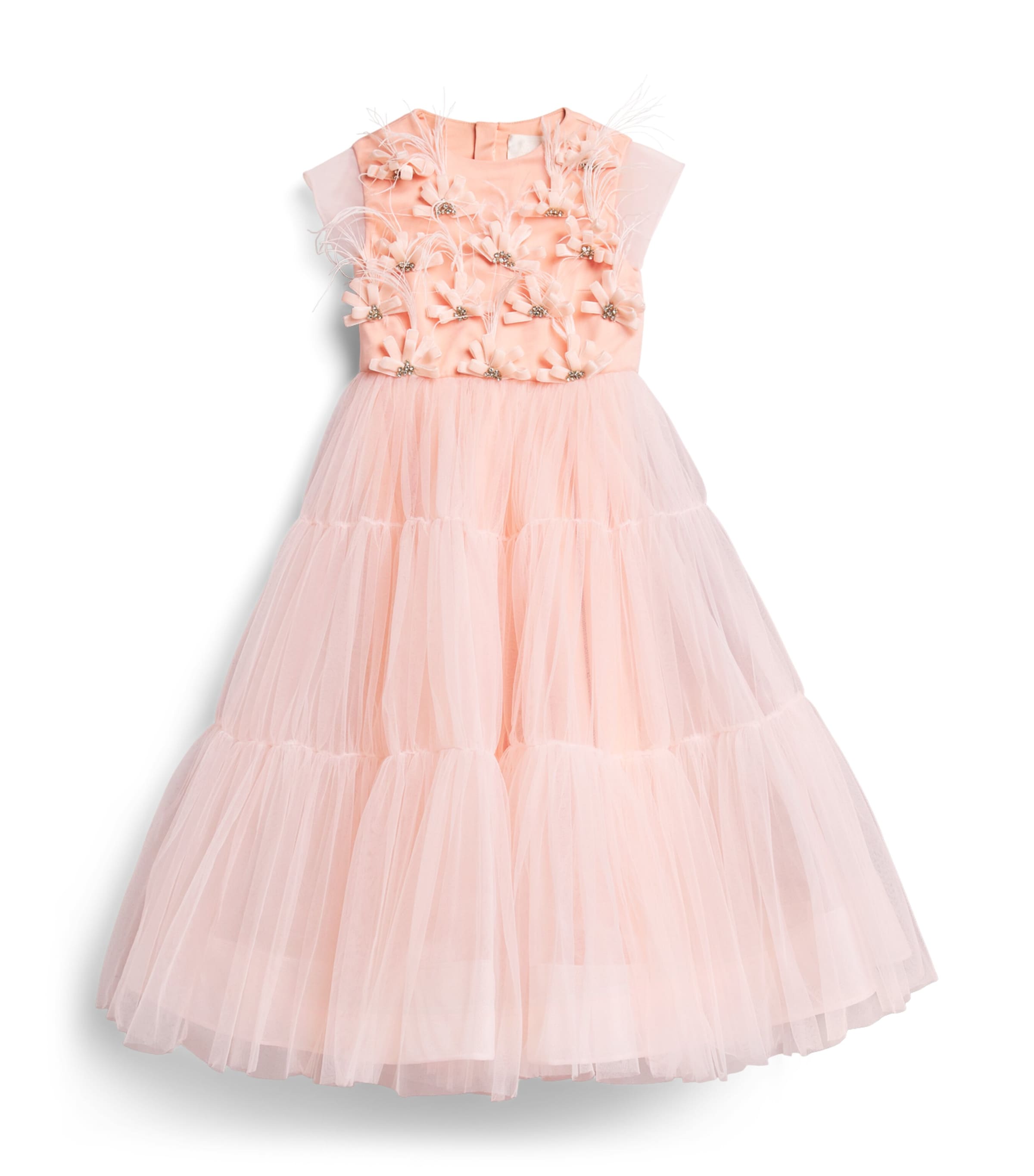 MAISON AVA Embellished Gown (2-10 Years) Pink