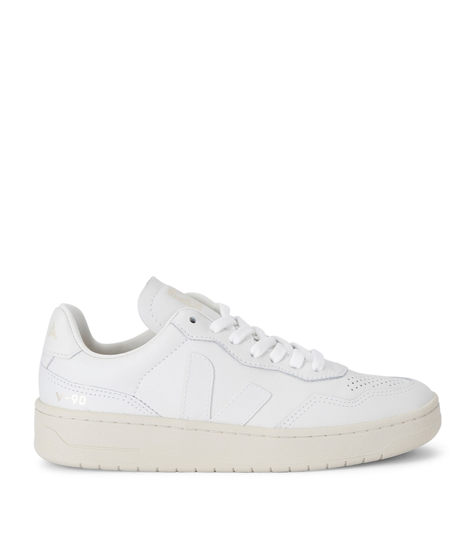 Leather V-90 Sneakers
