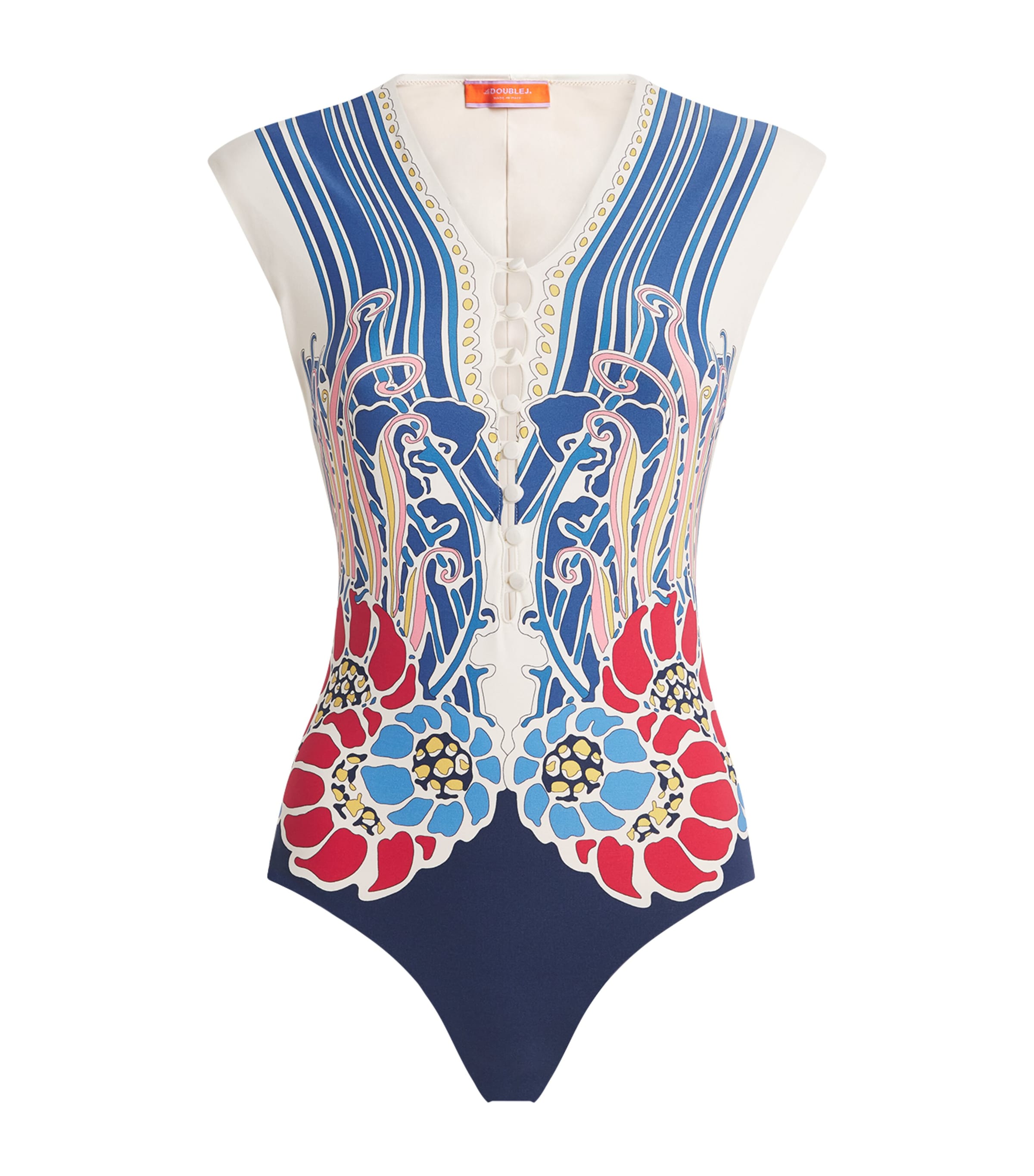 Lemuria Print Swimsuit