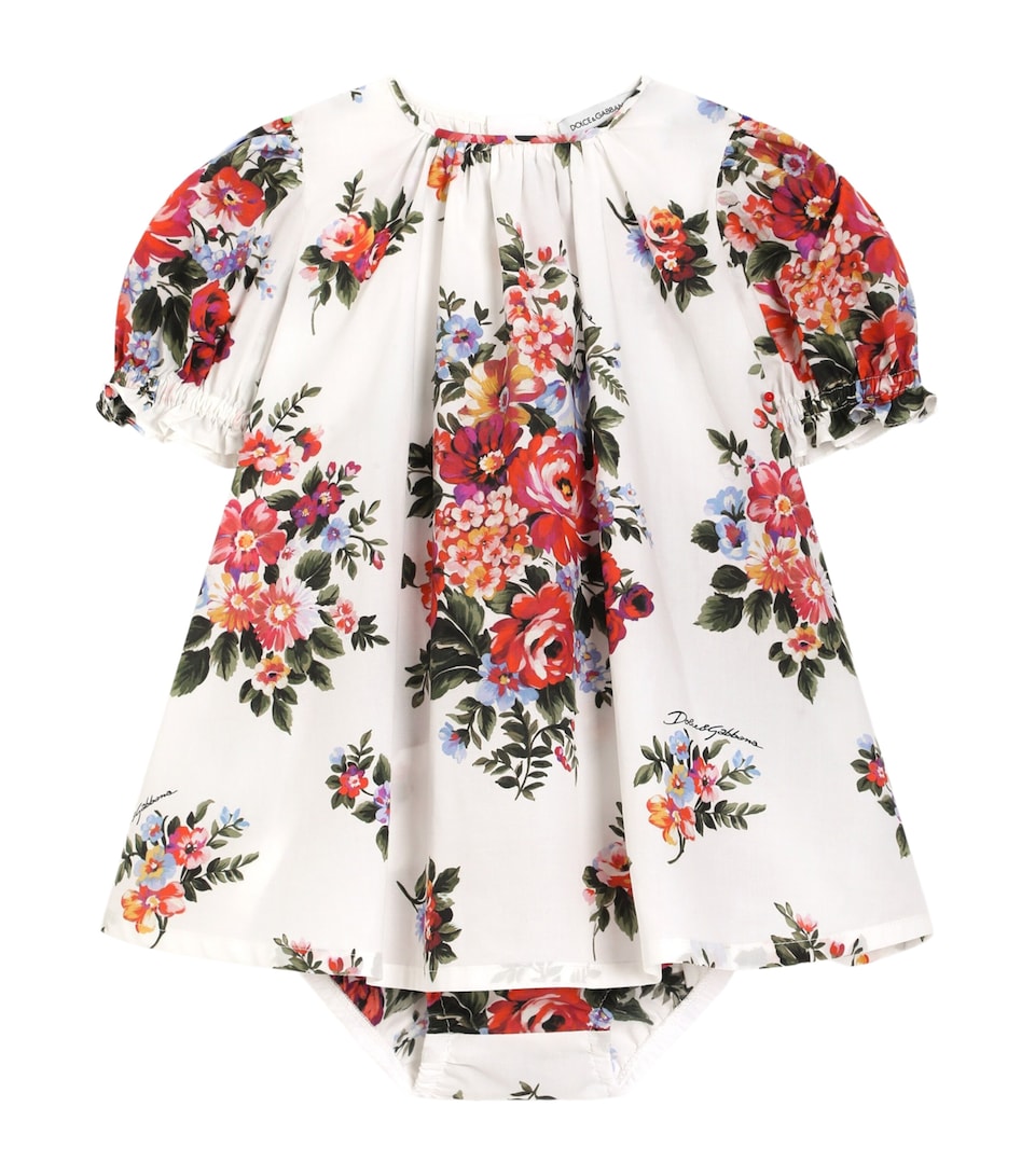 Cotton Floral Dress and Bloomers Set (3-30 Months)