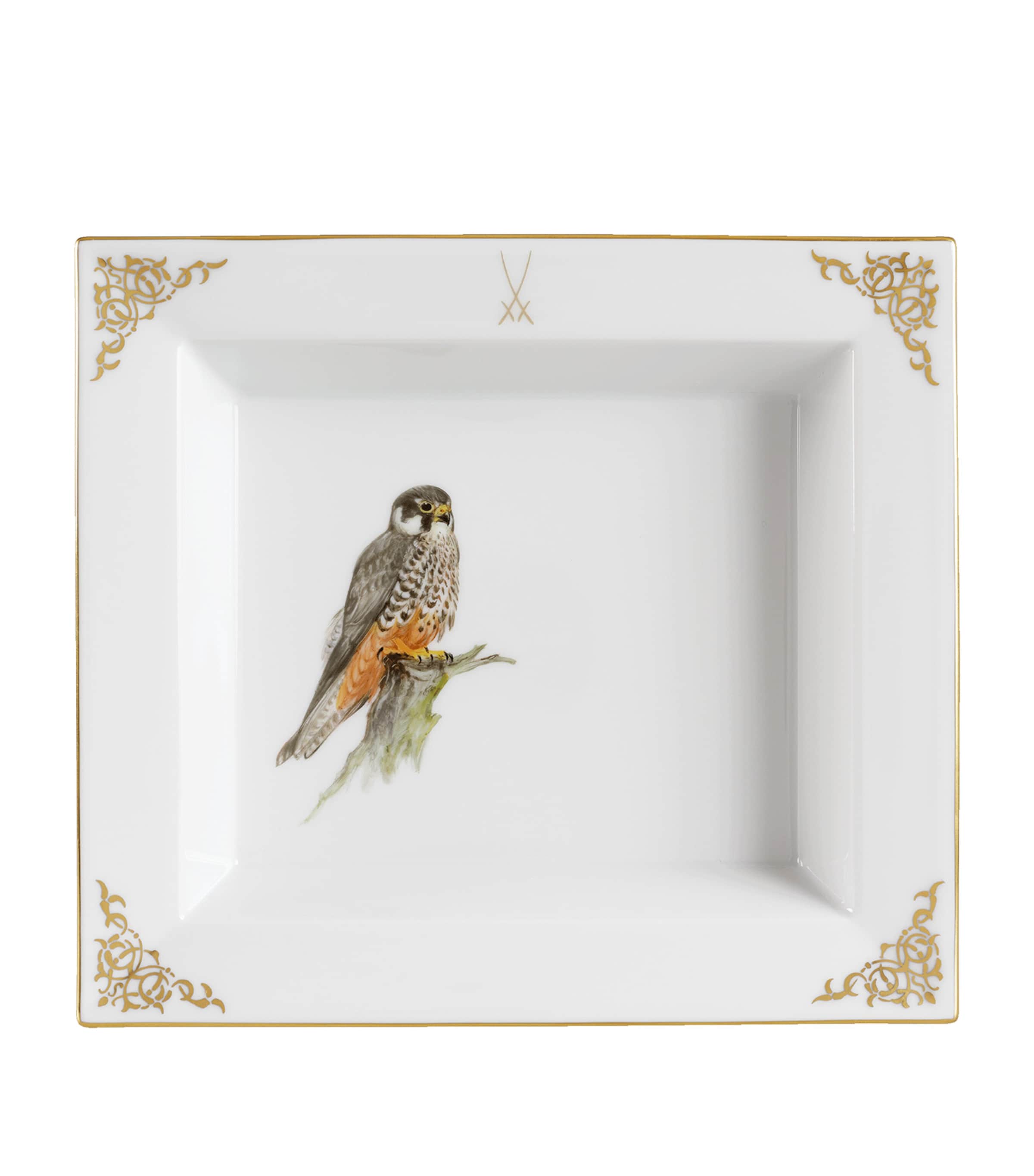 Meissen Porcelain Falcon Vide-Poche (21cm) White