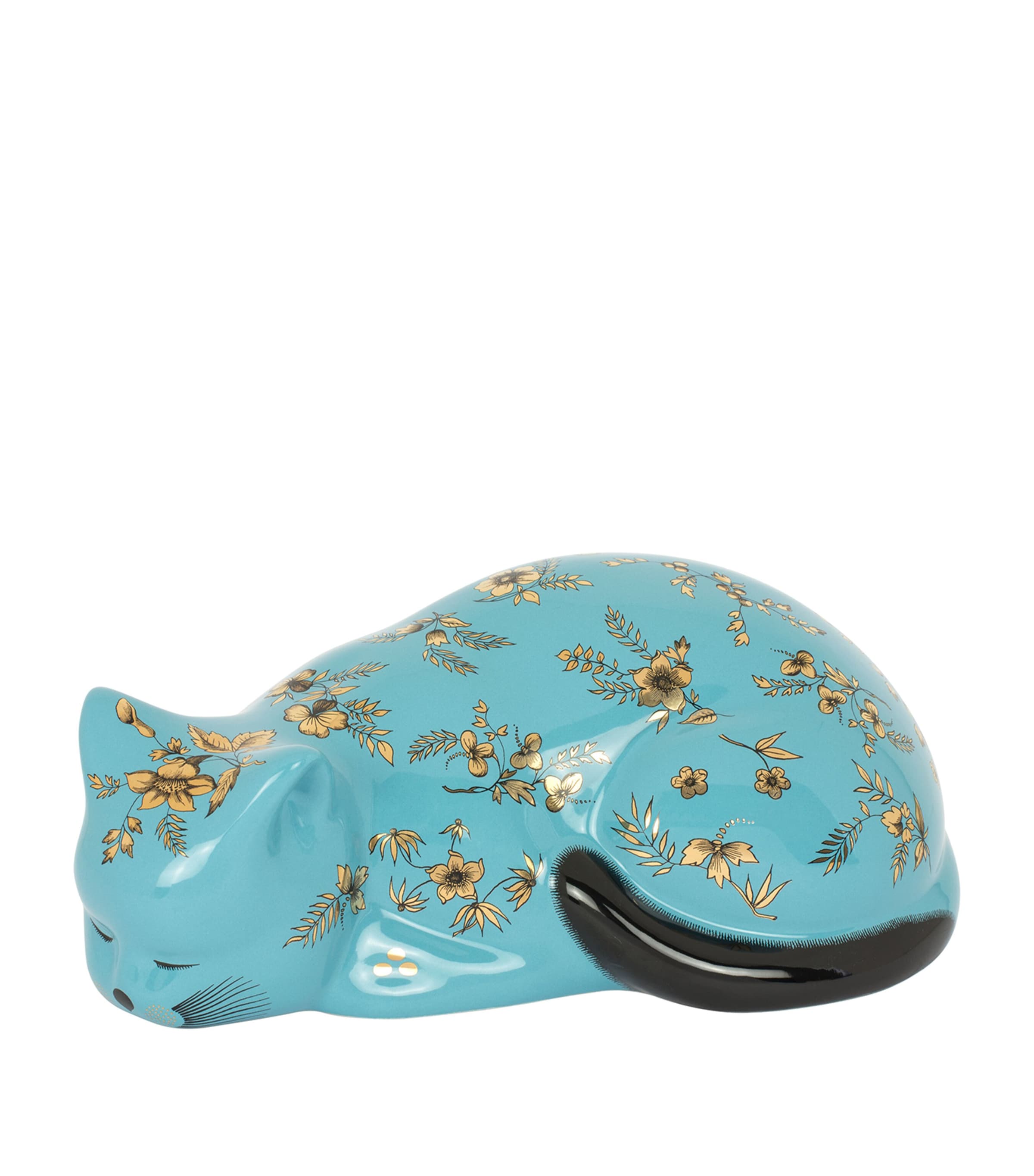 Ceramic Fiorato Cat Ornament