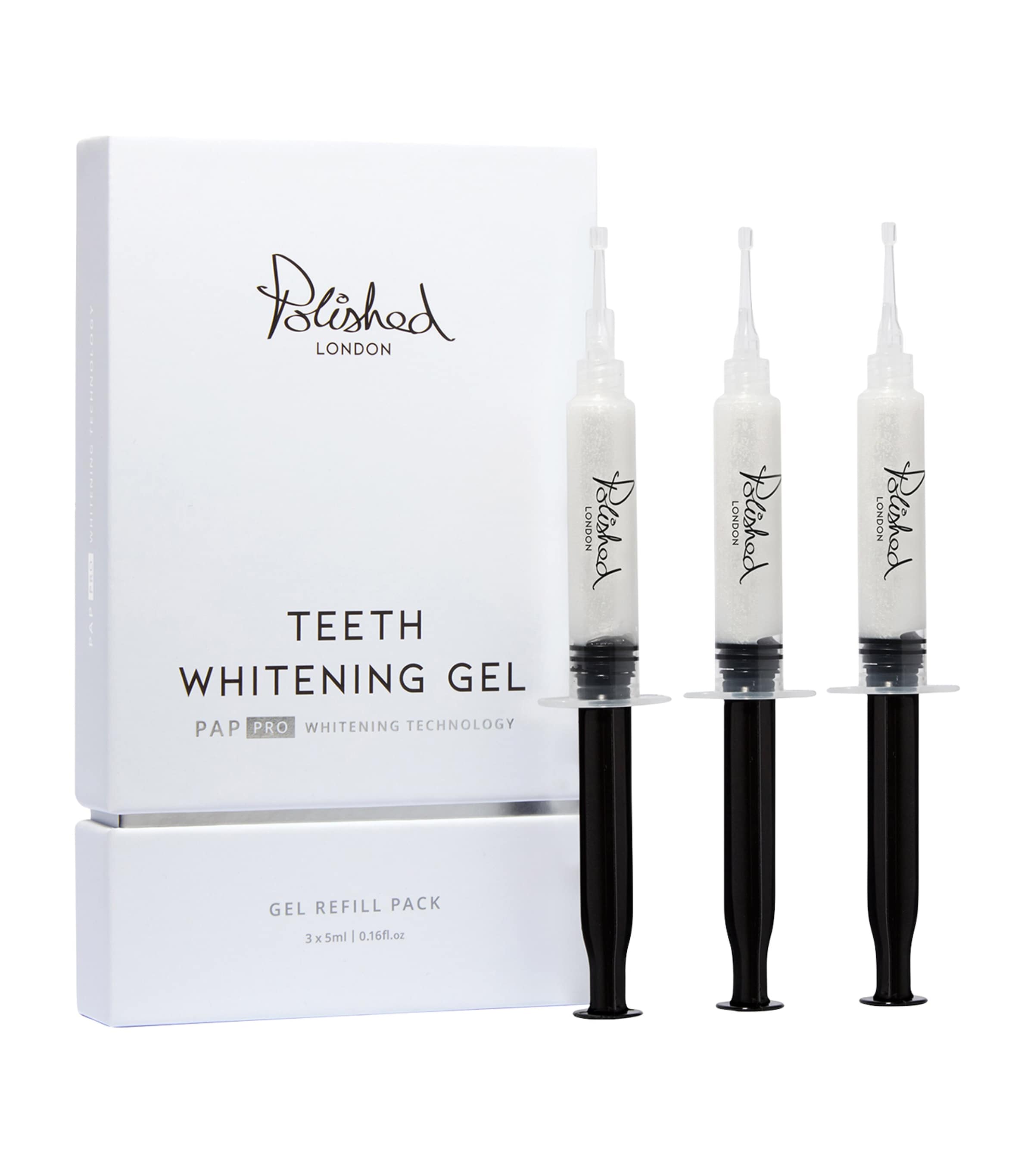 Polished London Teeth Whitening Gel Refill Set (3 x 5ml)