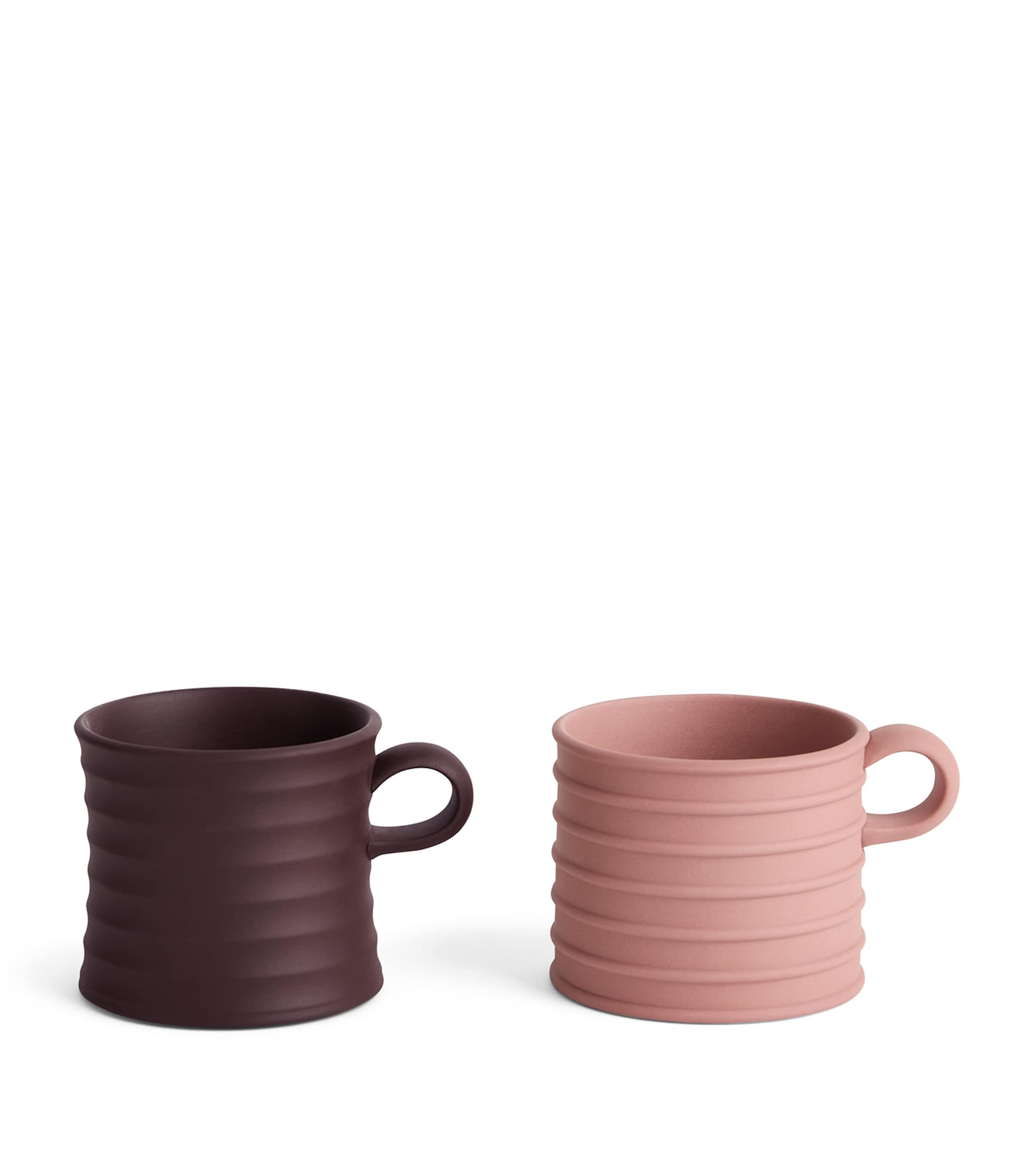 Wedgwood x JW Anderson Mugs (Set of 2) Brown