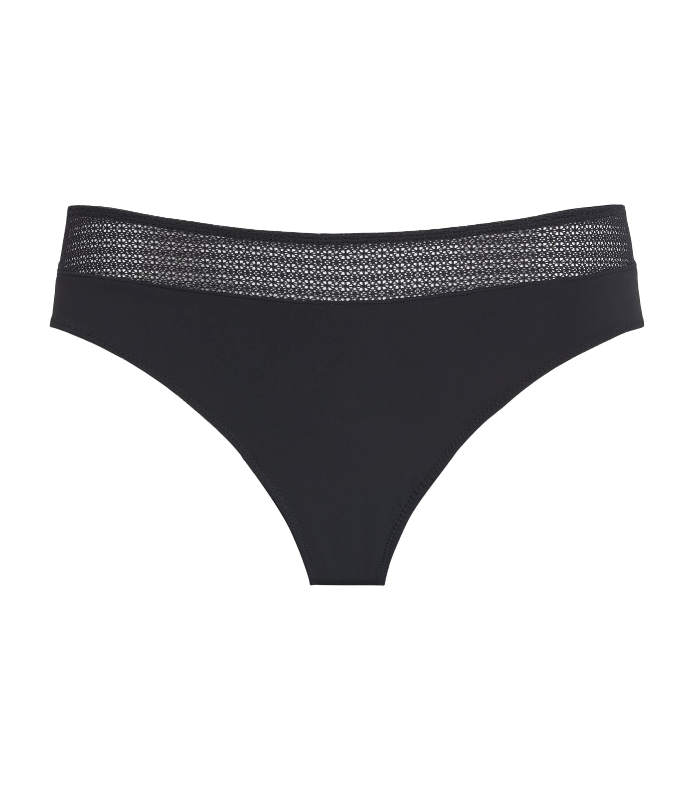 Wolford Womens Geo Lace Bikini Briefs Black