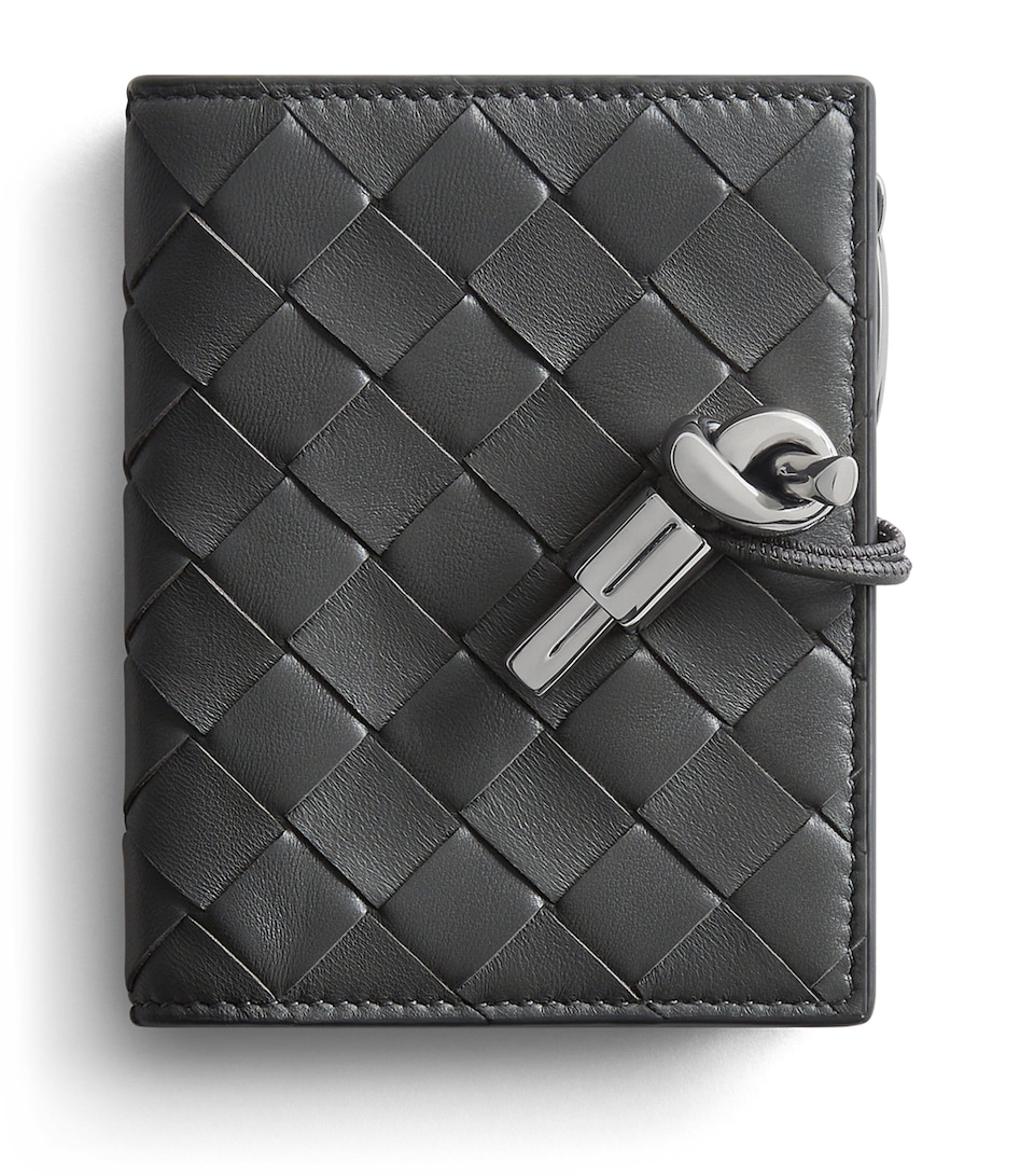 Bottega Veneta Small Leather Andiamo Bifold Wallet
