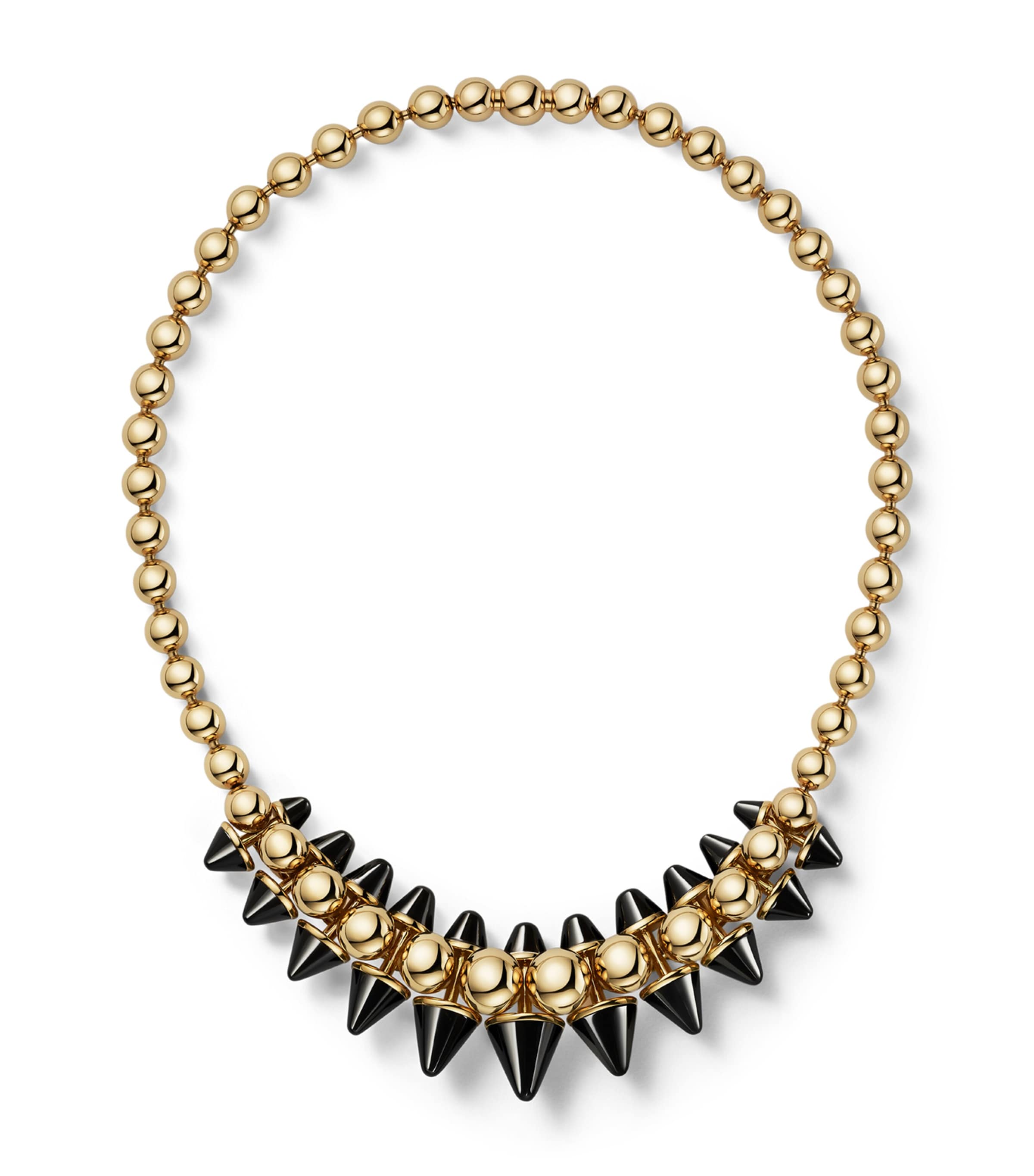 Yellow Gold and Onyx Clash de Cartier Necklace
