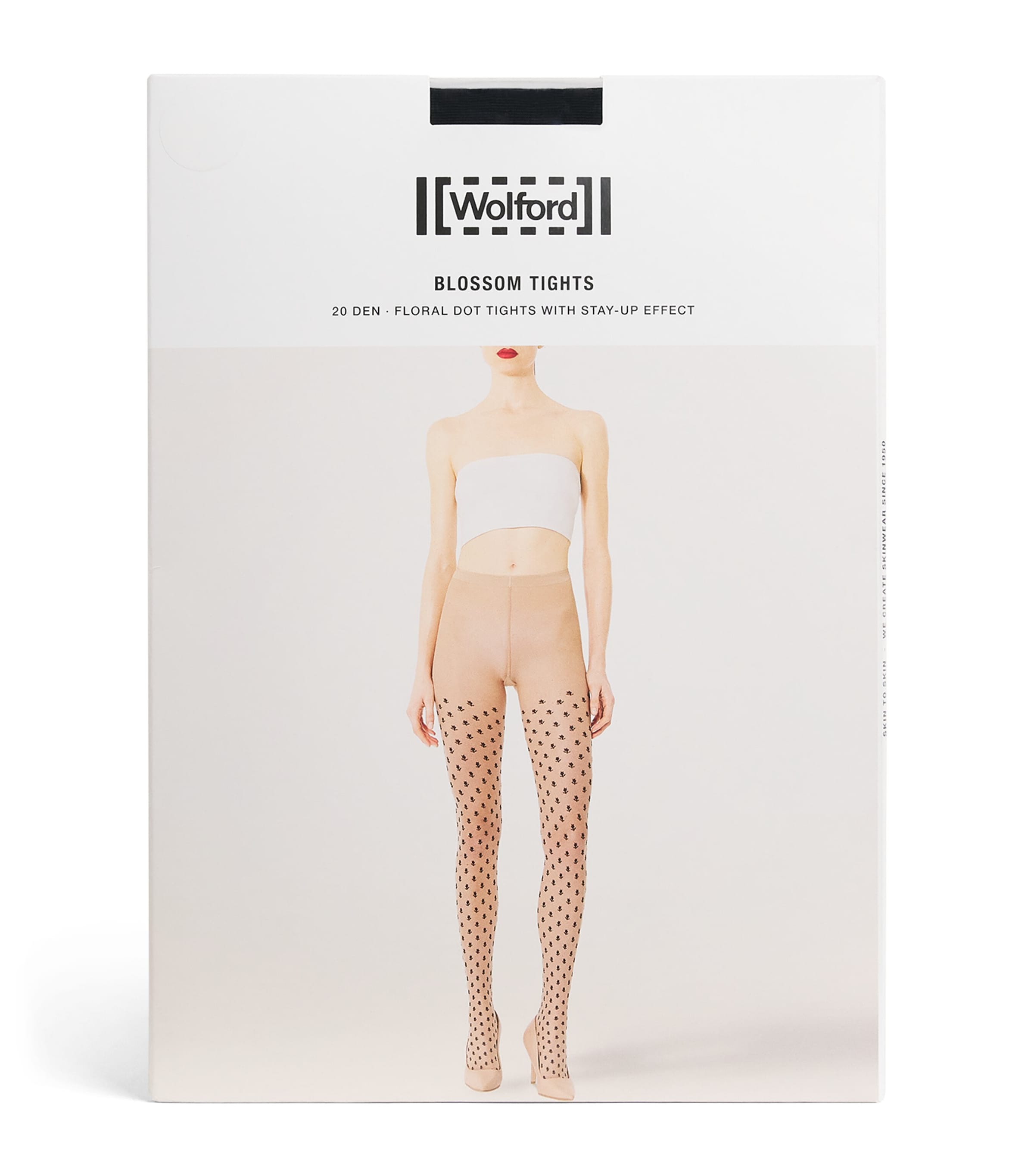 Wolford Womens Blossom 20 Tights Black