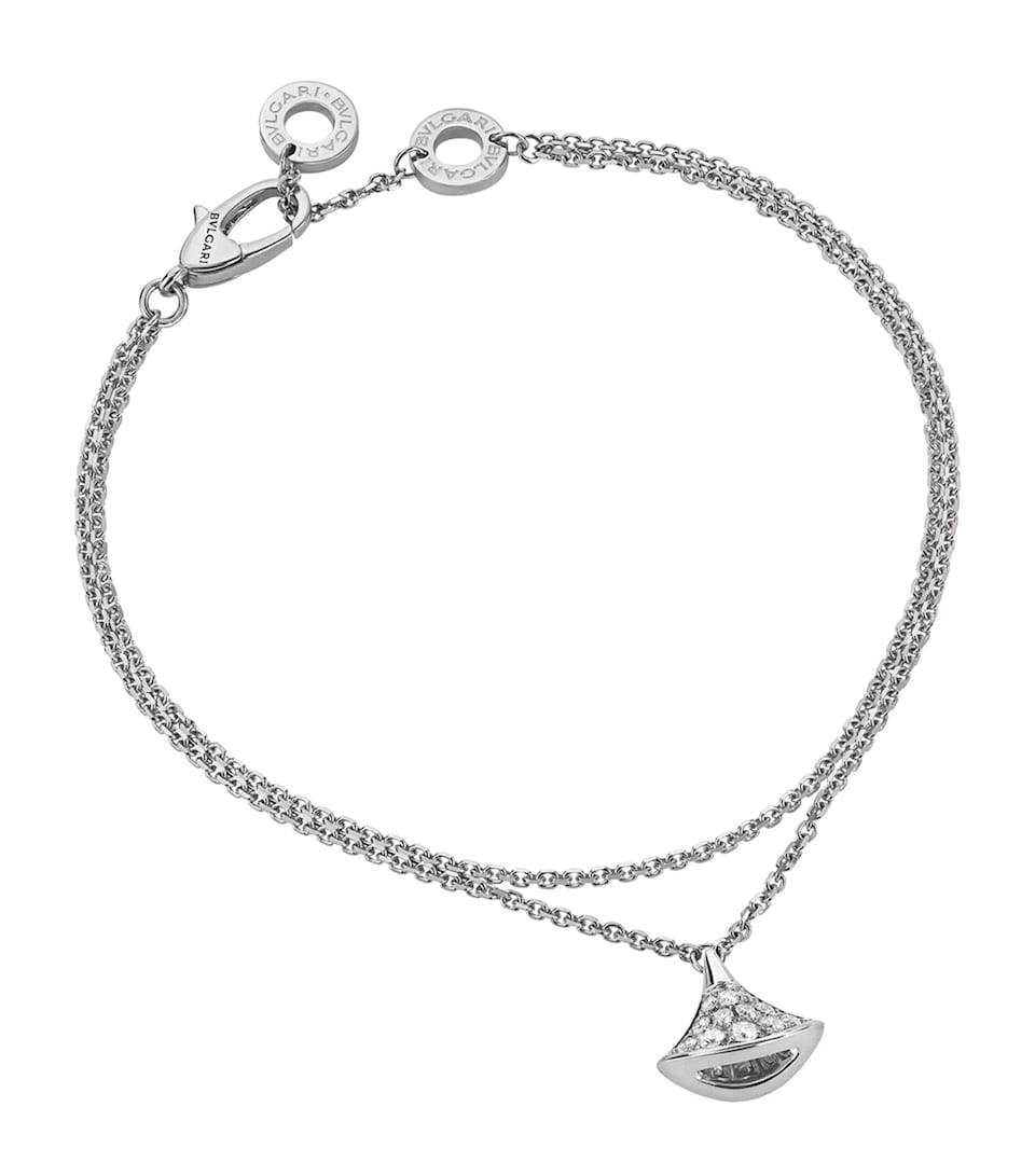 White Gold And Diamond Divas' Dream Bracelet