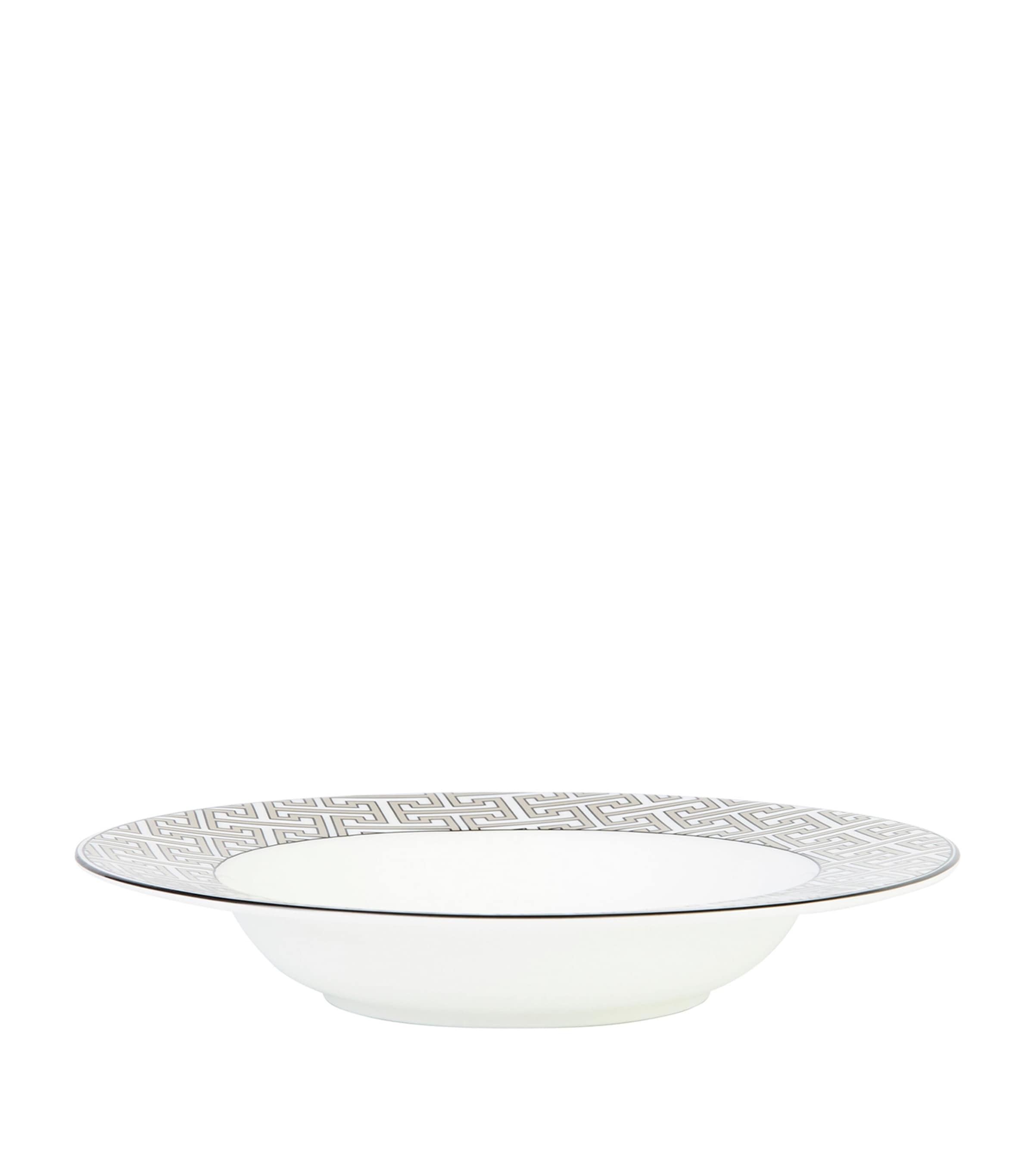 O.W.London Maze Soup Bowl (23cm) Truffle