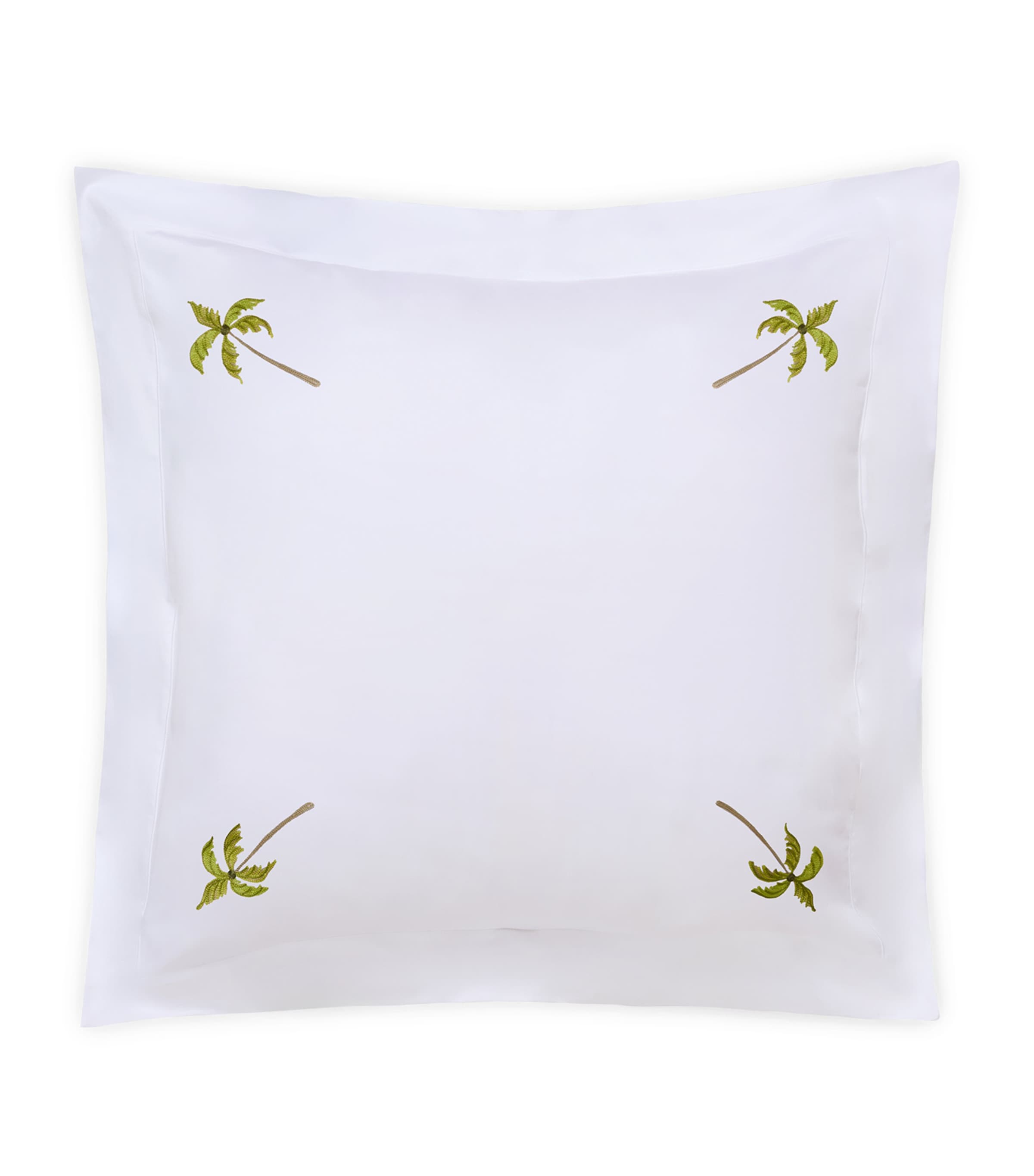 Loretta Caponi Garden of Eden Square Pillowcase (65cm x 65cm) White