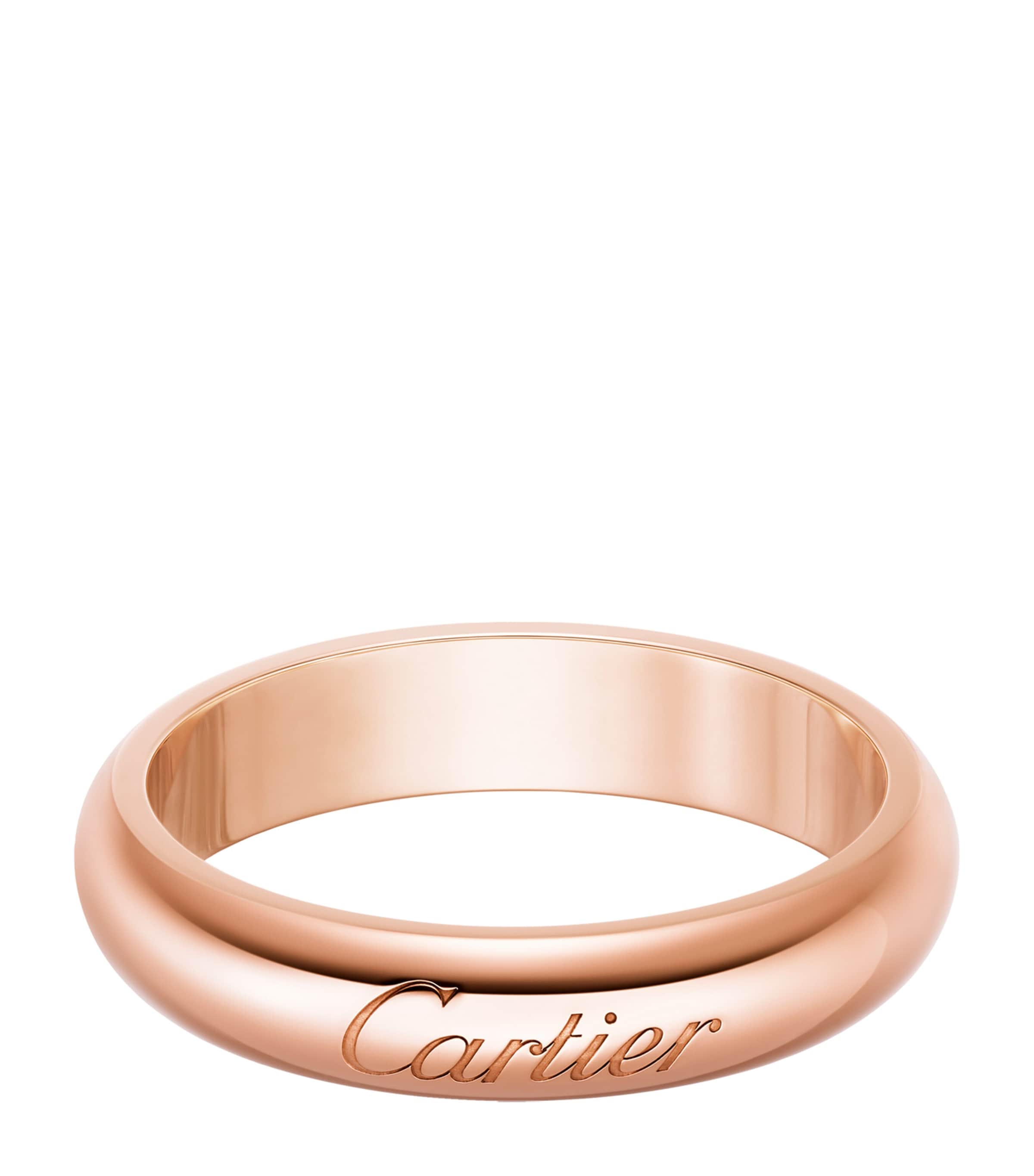 Rose Gold C de Cartier Wedding Ring