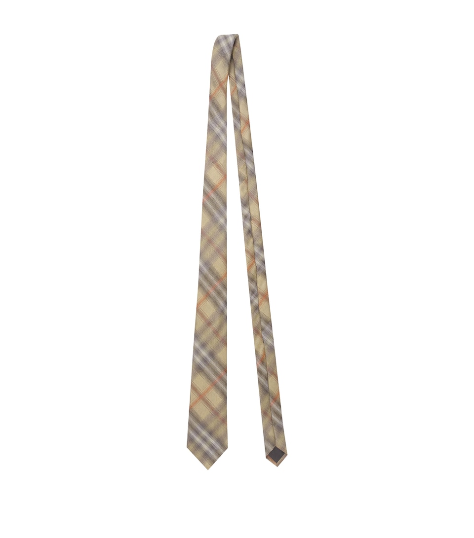 Check Silk Tie