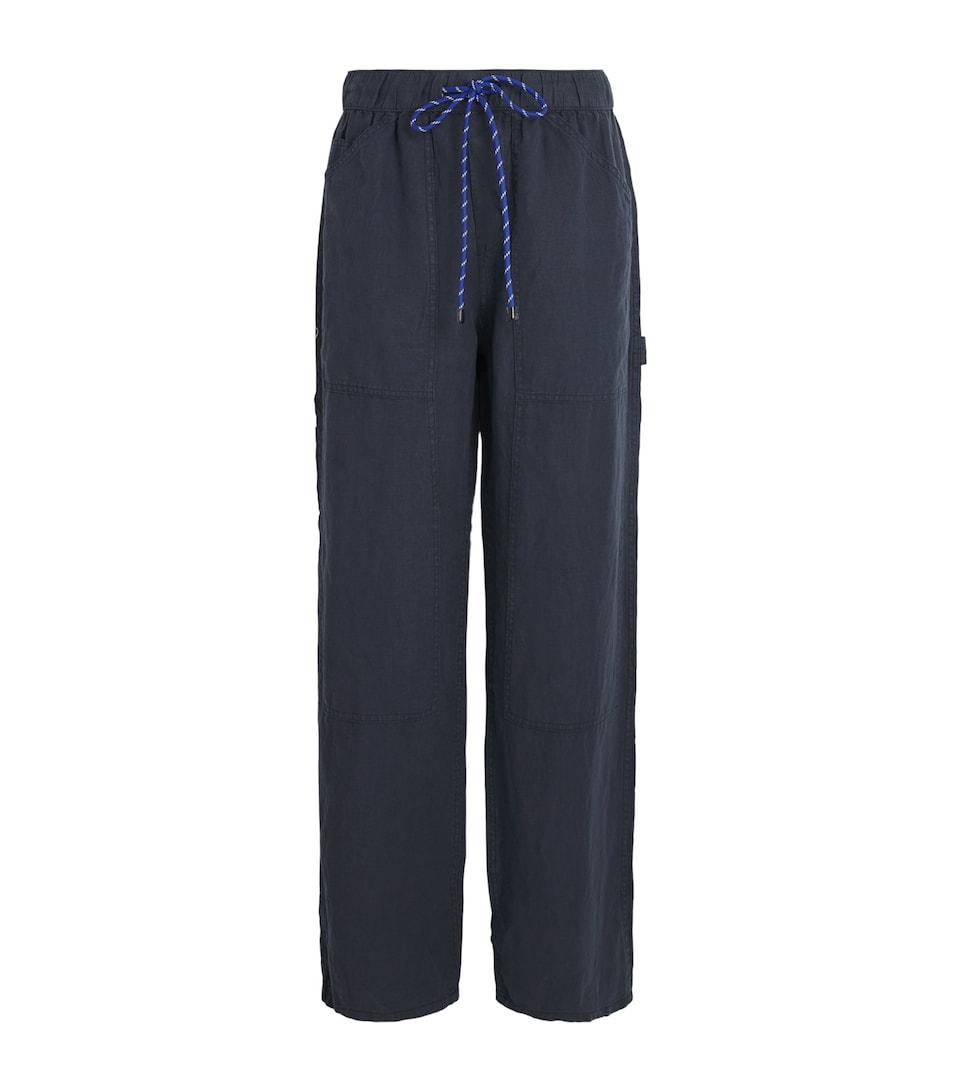 Rag & Bone Womens Linen Atlas Wide-Leg Trousers Sal