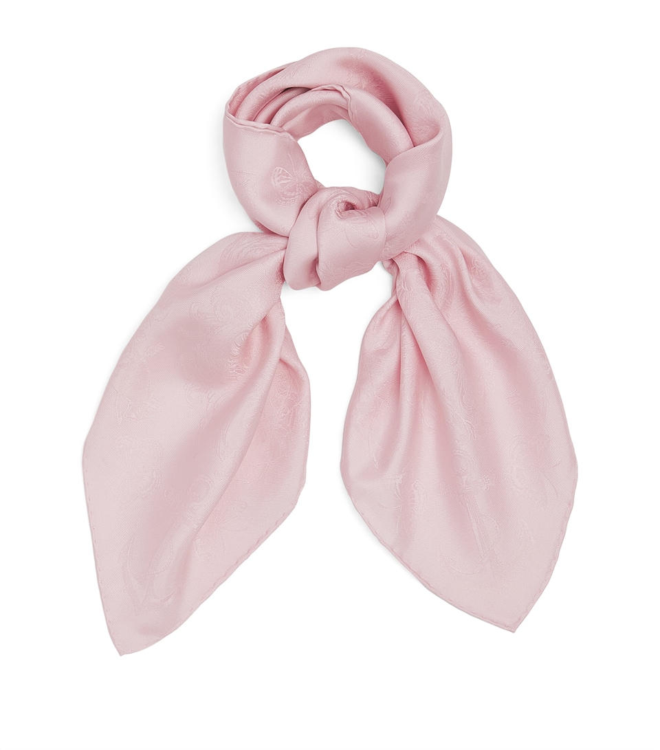 Silk Sailor Tattoo Jacquard Scarf