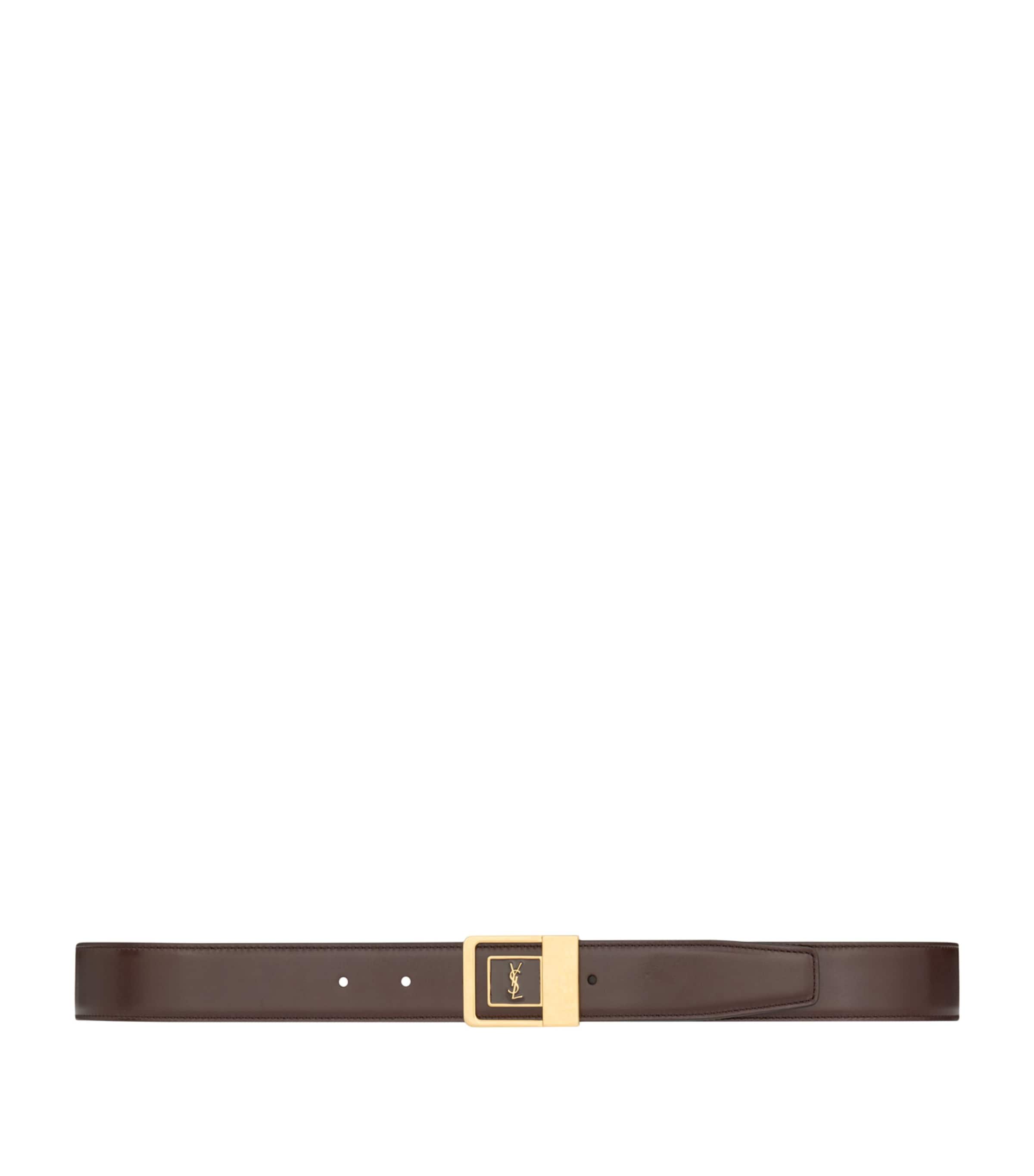Leather Logo Belt