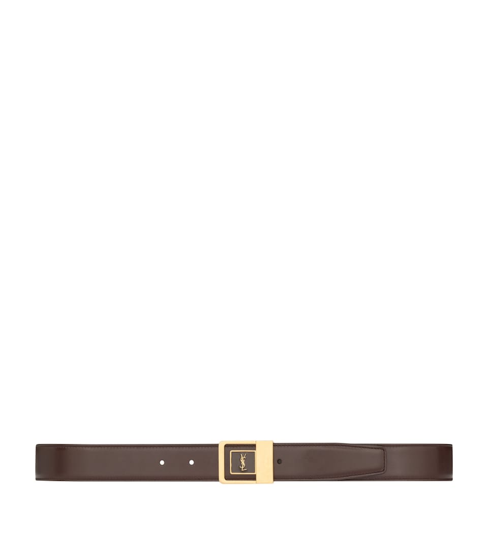 Leather Logo Belt