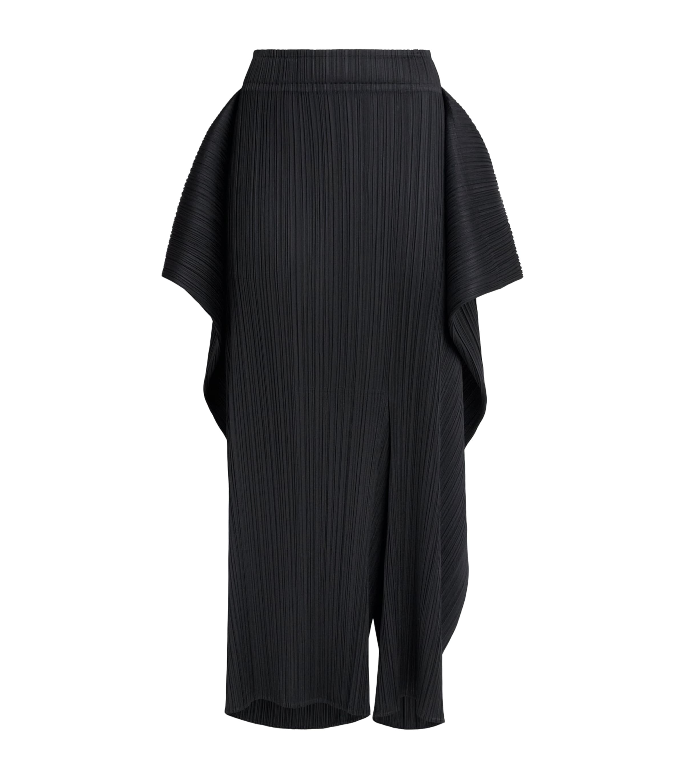 Pleats Please Issey Miyake Womens Module Trousers Black