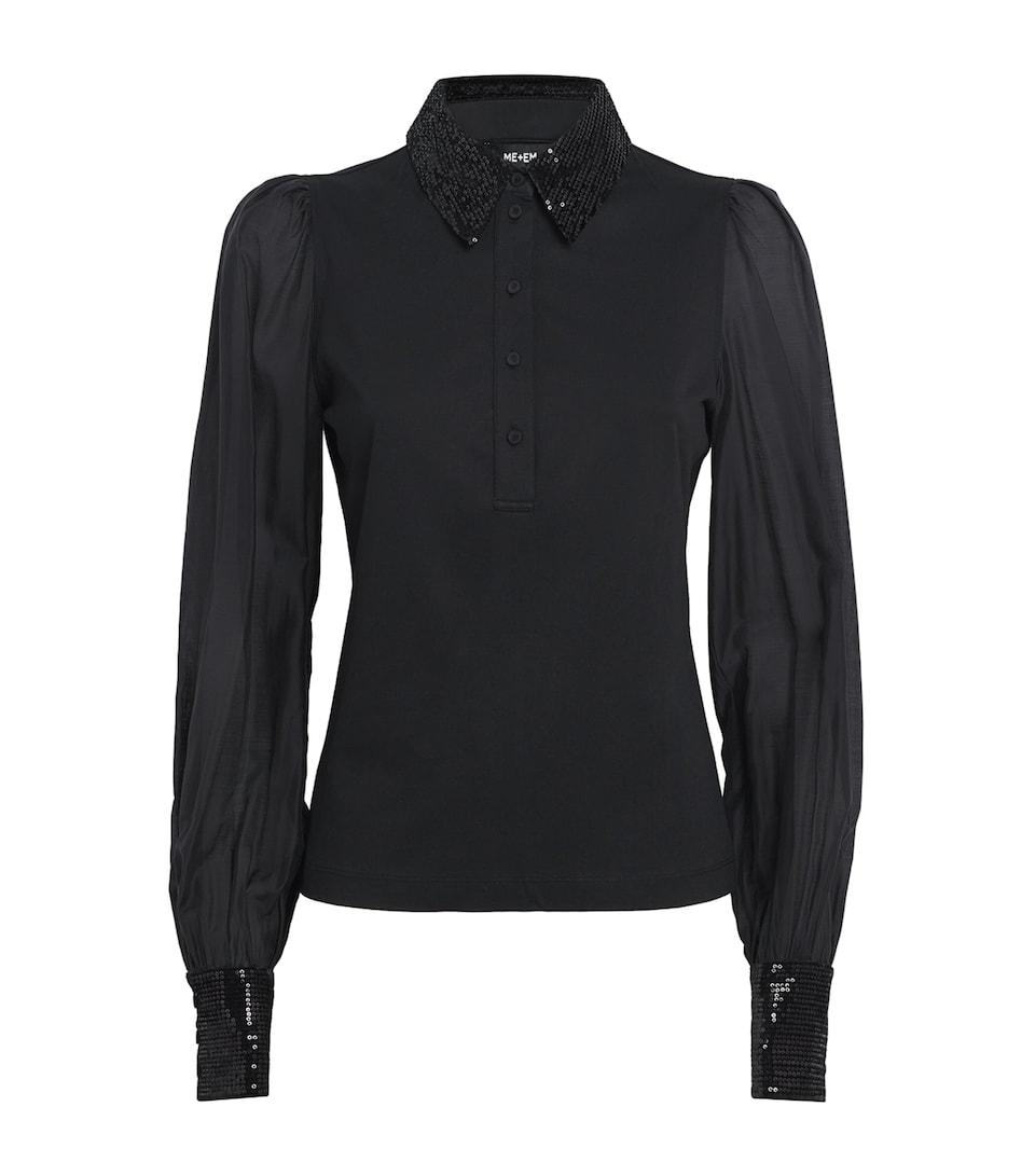 Sequinned Layering Blouse